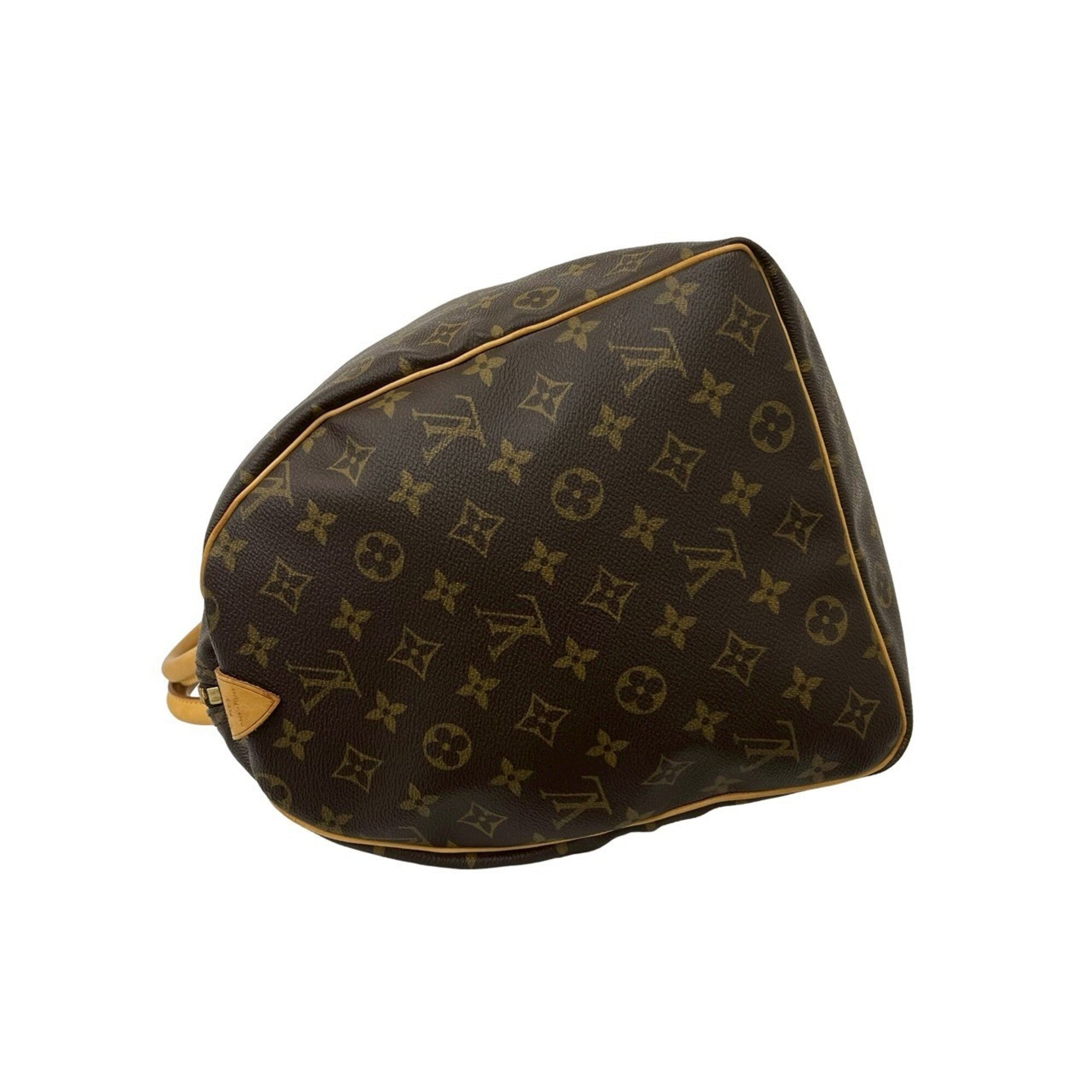 Louis Vuitton Brown Leather Pvc Boston Bag Handbag (Pre-Owned)
