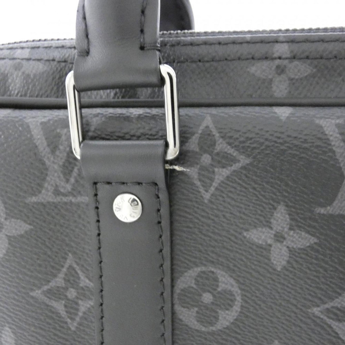 Louis Vuitton Black Coated Canvas Handbag (Pre-Owned)