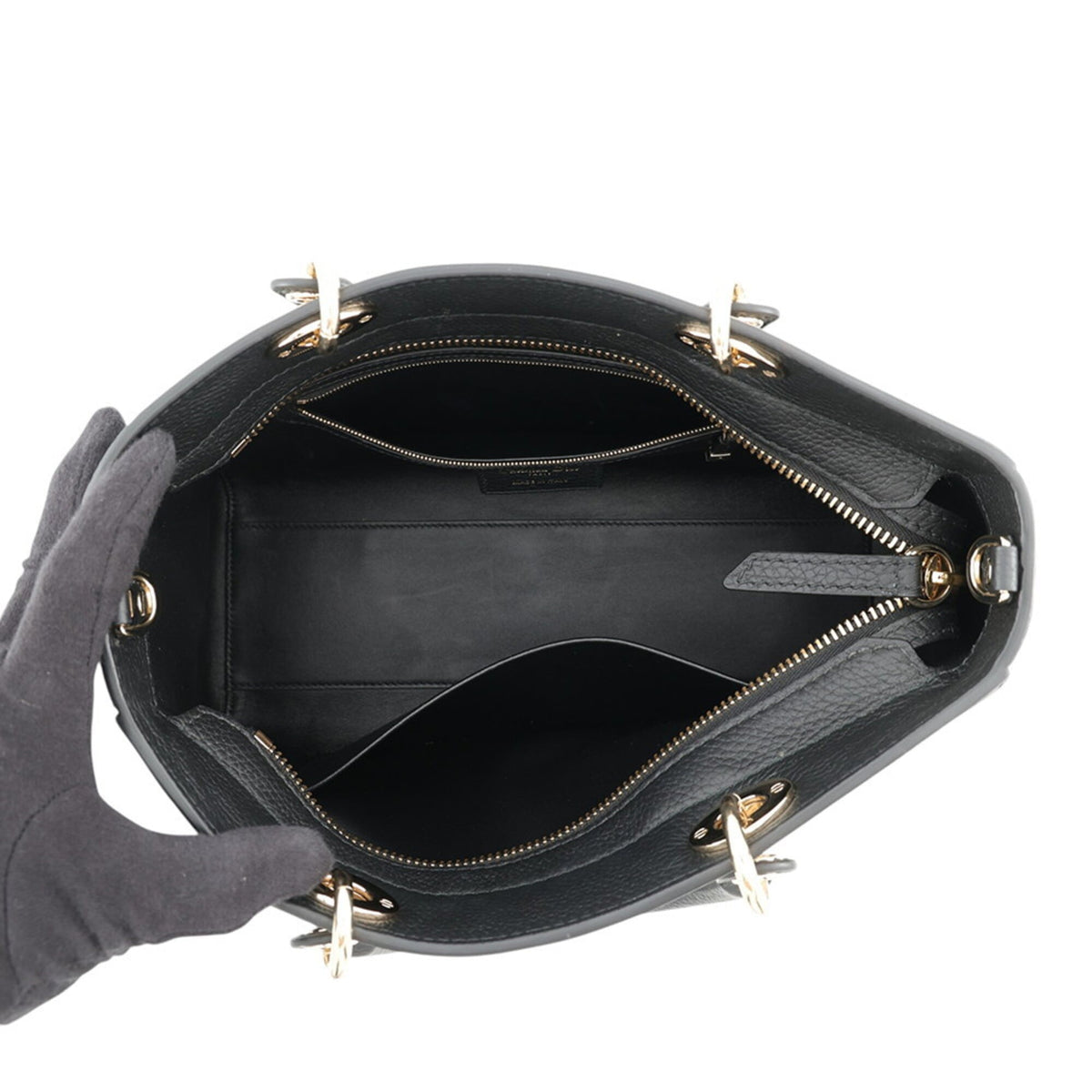 Christian Dior Black Leather Handbag (Pre-Owned)