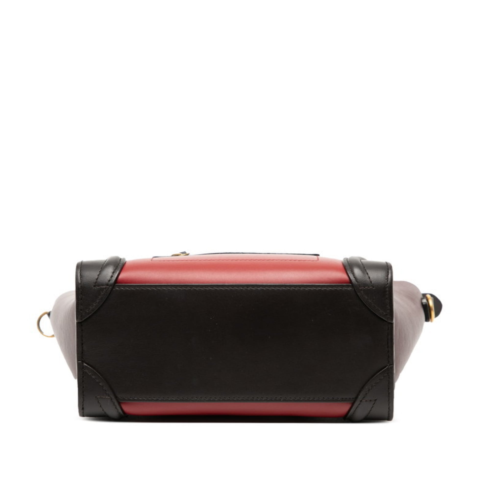 Celine Black Multi-Color Leather Handbag Shoulder Bag (Pre-Owned)