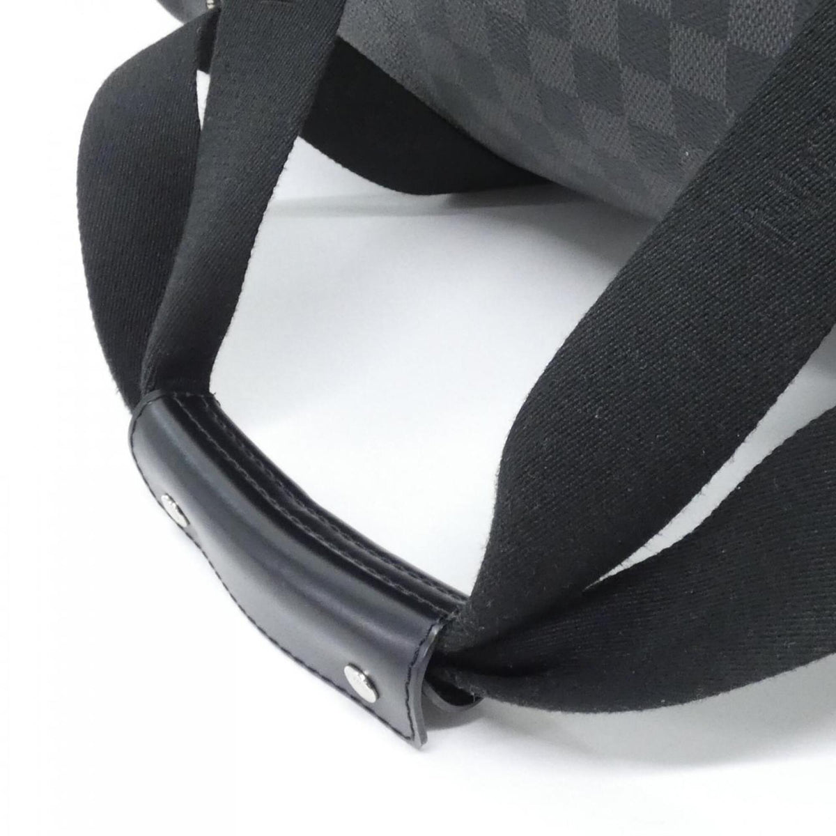 Louis Vuitton Graphite Coated Canvas Boston Bag (Pre-Owned)