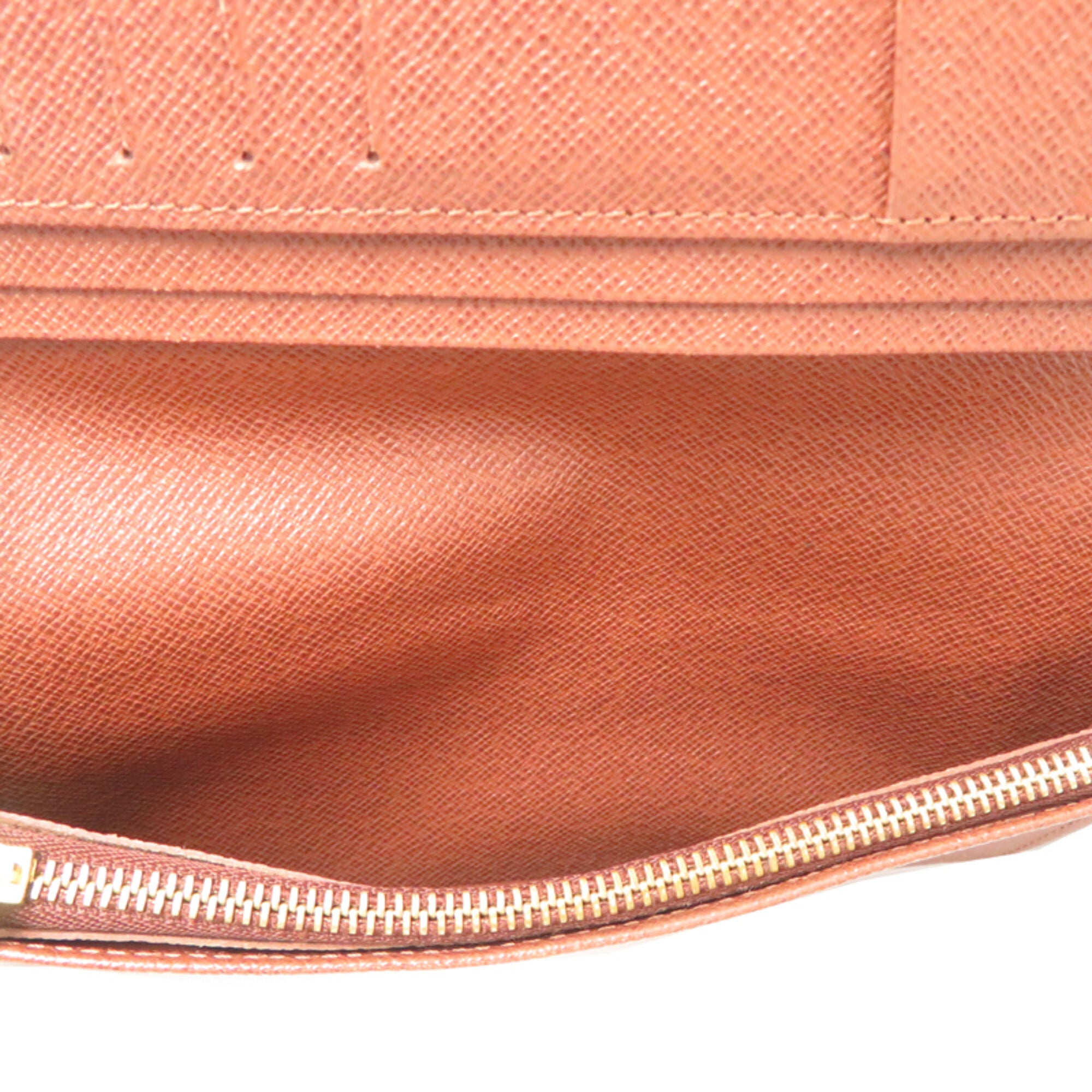 Louis Vuitton Brown Monogram Long Wallet (Bi-Fold) (Pre-Owned)