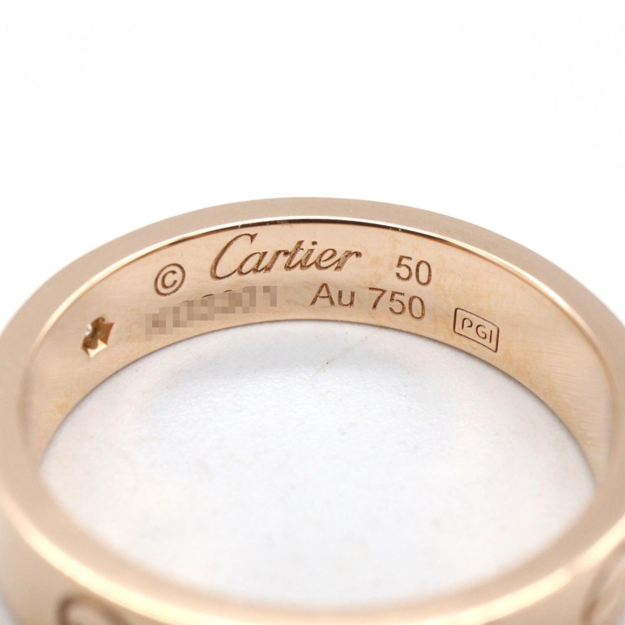 Cartier Gold Clear Pink Gold (18K) Band Ring (Pre-Owned)