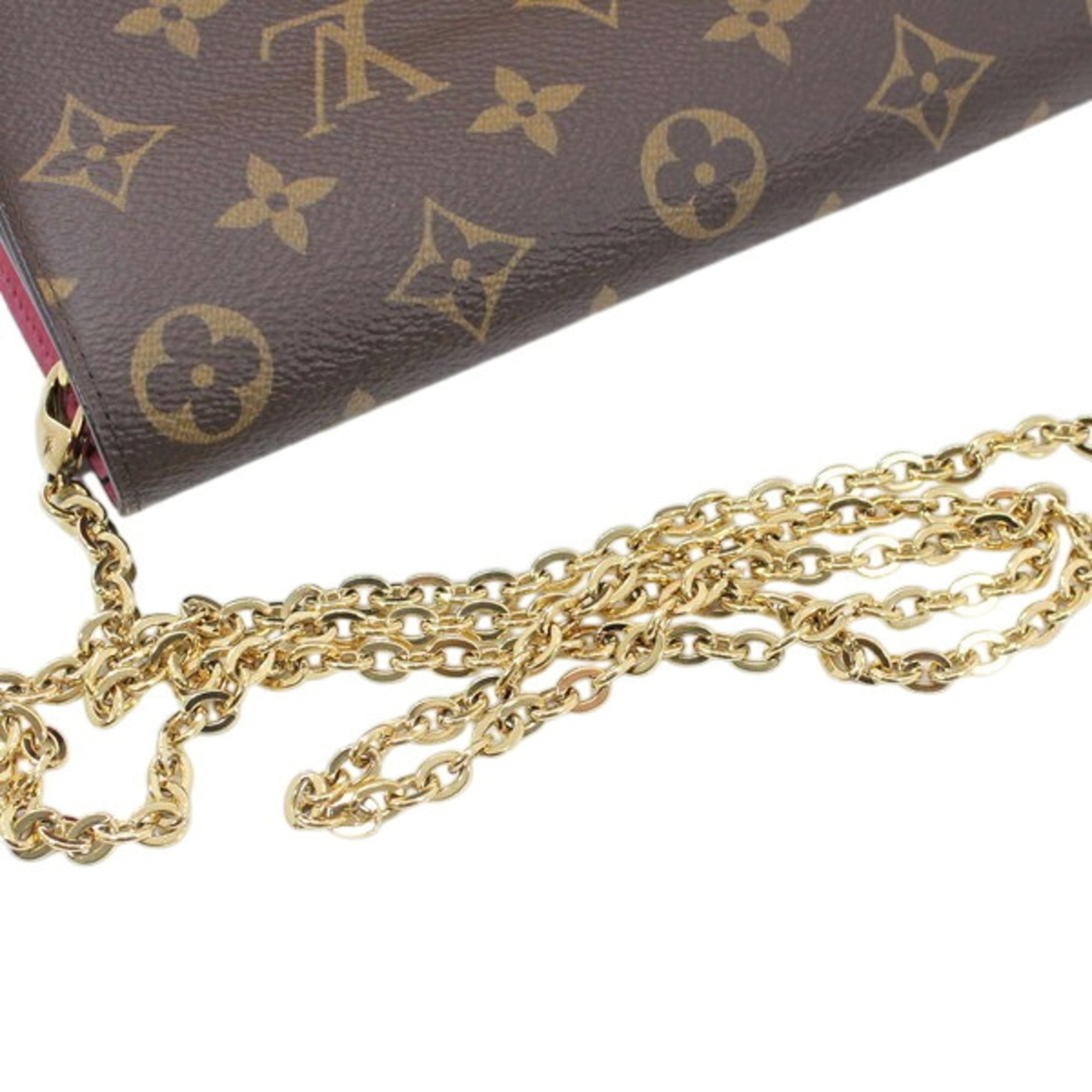 Louis Vuitton Fuchsia Monogram Monogram Leather Canvas Shoulder Bag (Pre-Owned)