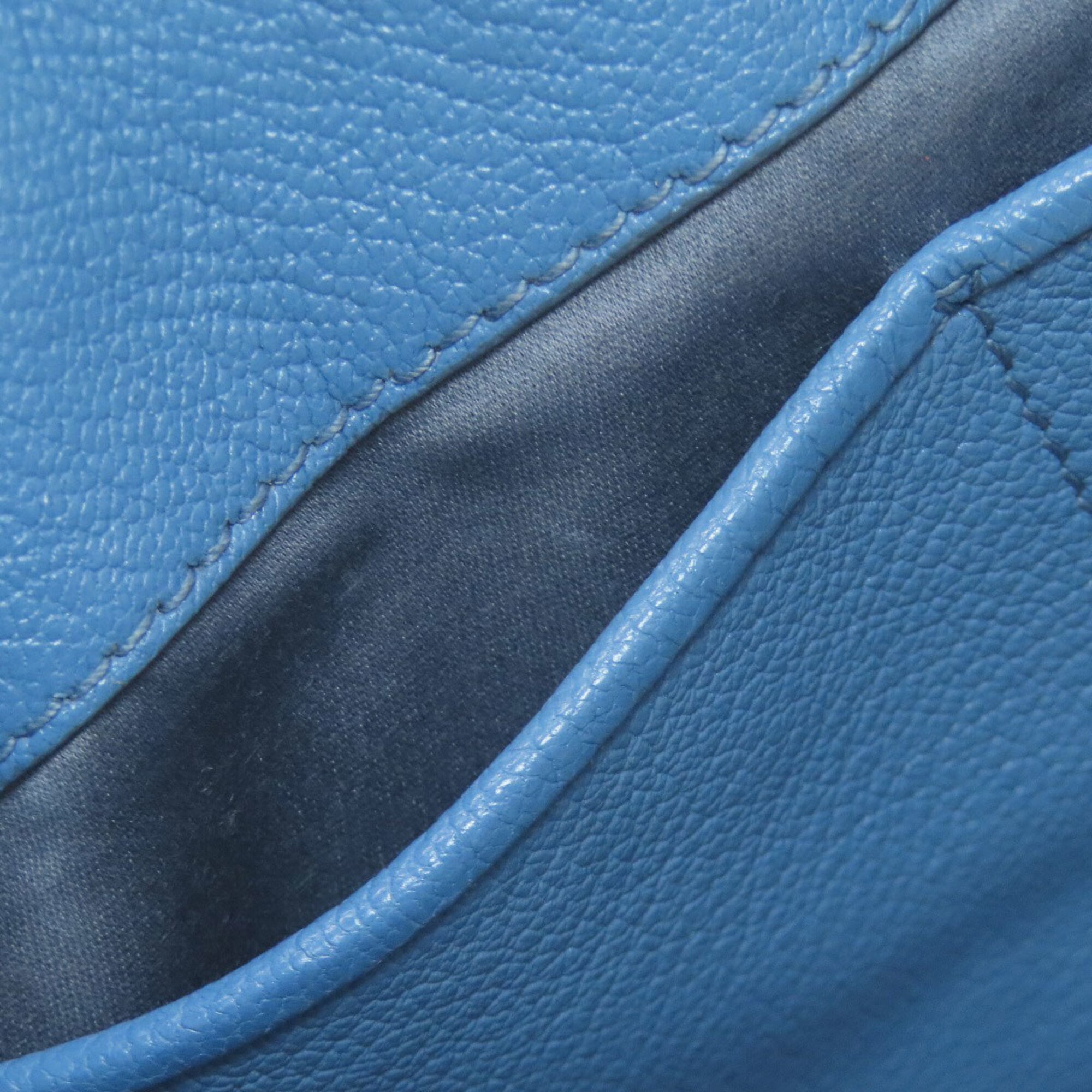 Miu Miu Light Blue Leather Handbag (Pre-Owned)