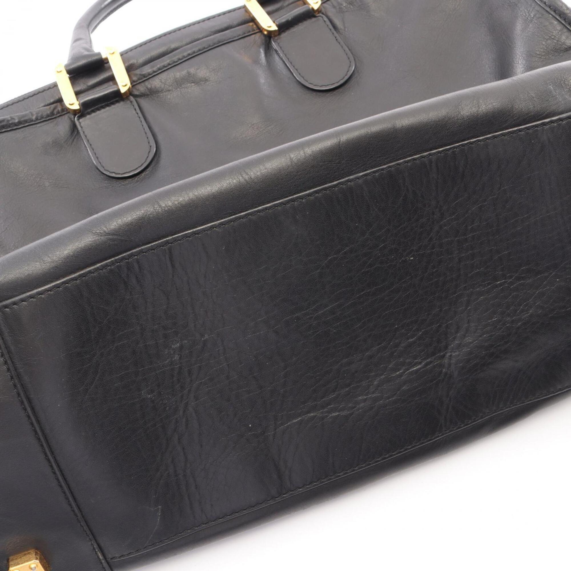 Loewe Black Leather Handbag (Pre-Owned)