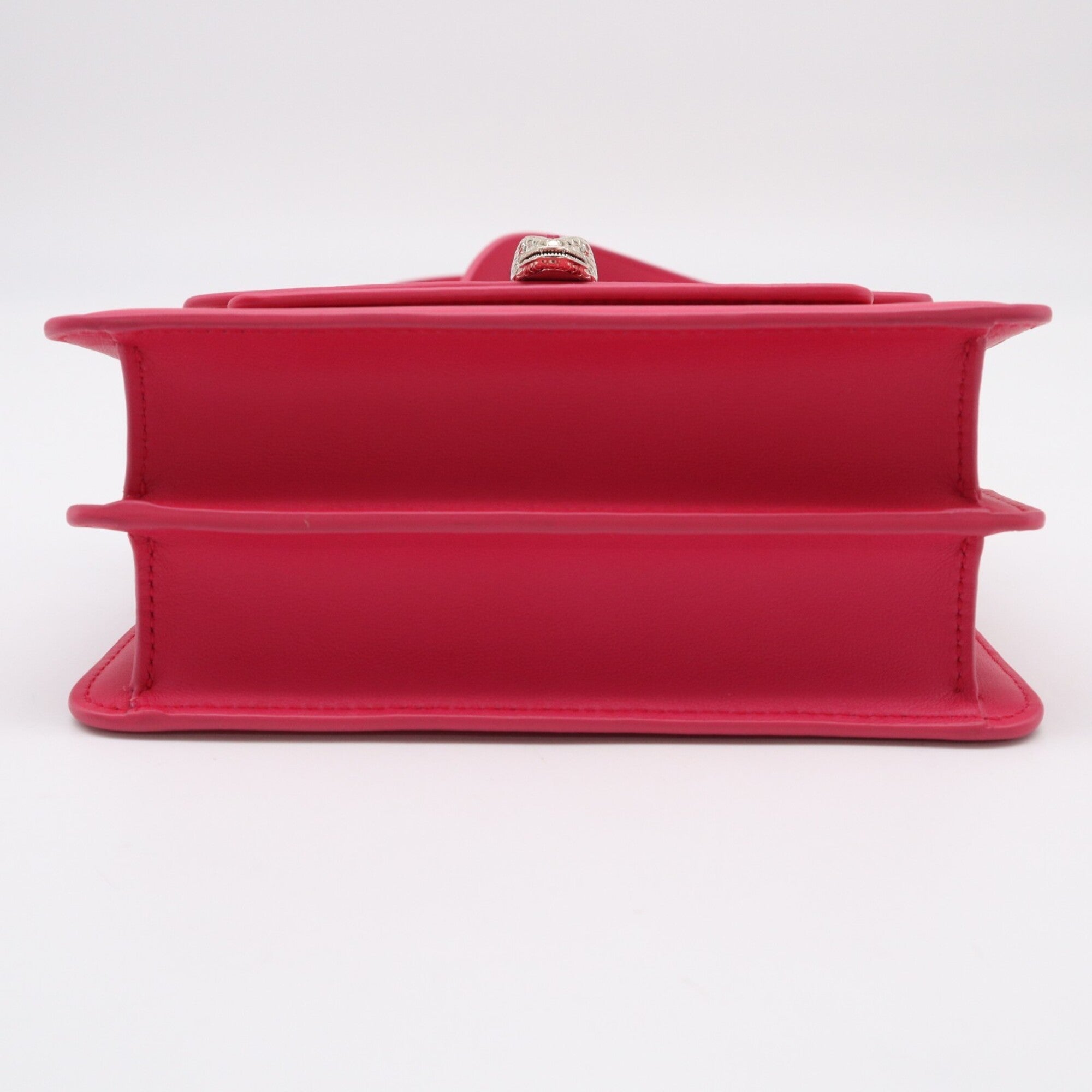 Bvlgari Pink Leather Handbag Shoulder Bag (Pre-Owned)