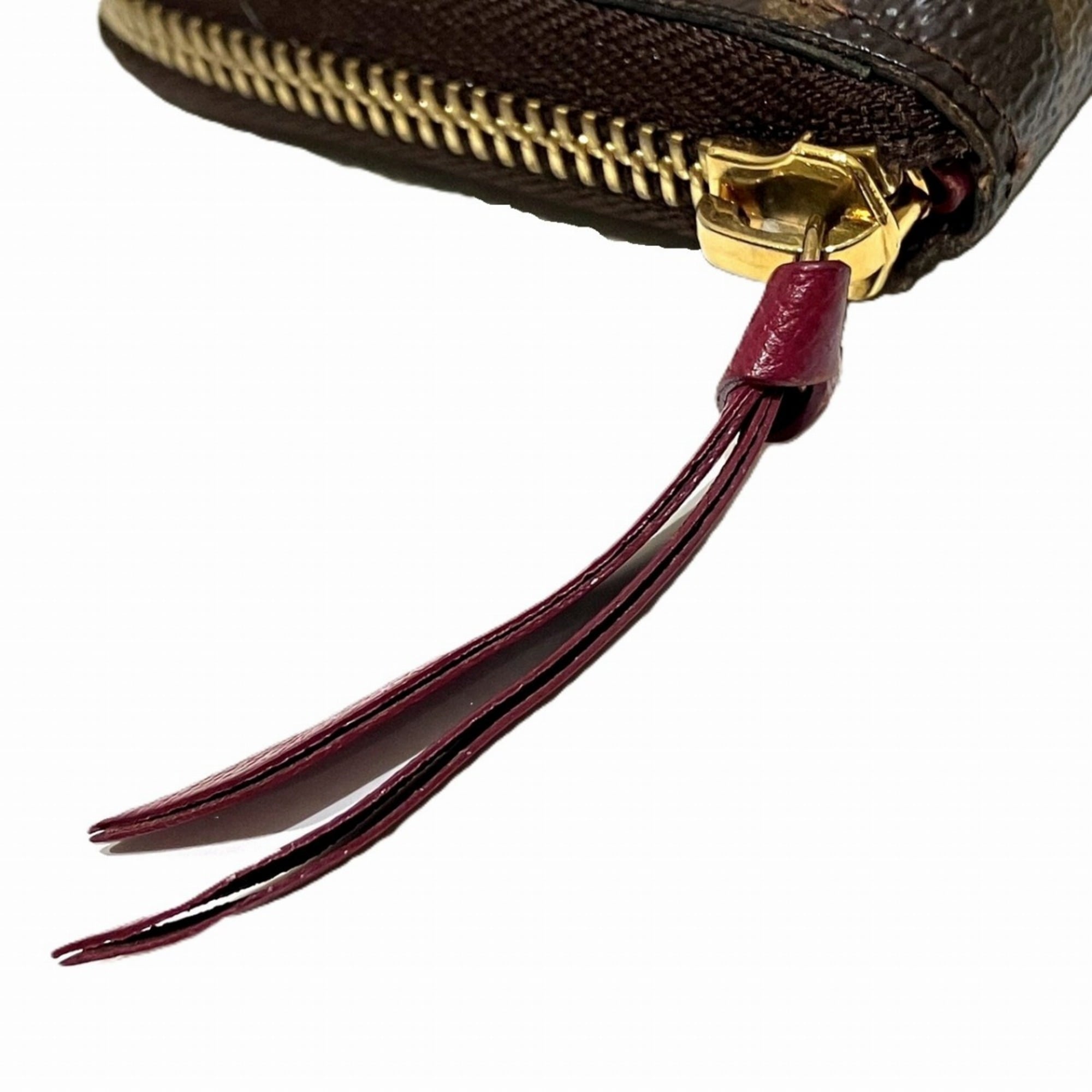 Louis Vuitton Monogram Fuchsia Monogram Long Wallet (Bi-Fold) (Pre-Owned)