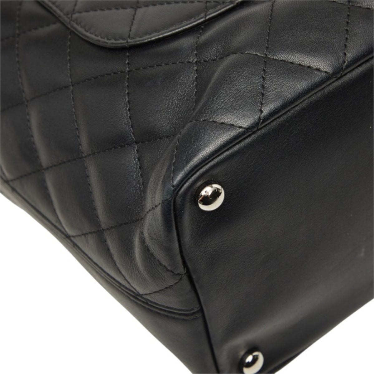 Chanel Black Cambon Ligne Handbag Tote Bag (Pre-Owned)