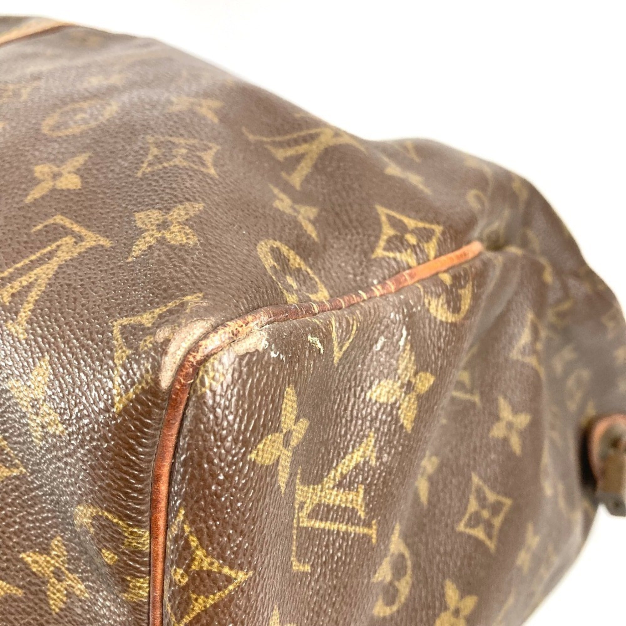 Louis Vuitton Brown Monogram Canvas Boston Bag Handbag (Pre-Owned)