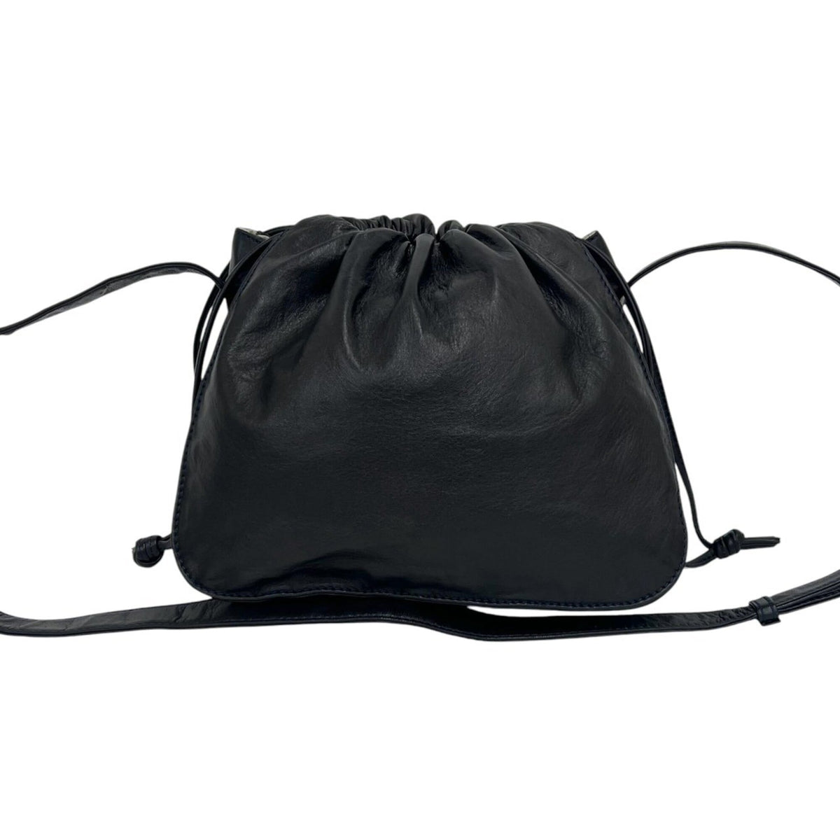 Loewe Navy Leather Pochette Shoulder Bag (Pre-Owned)