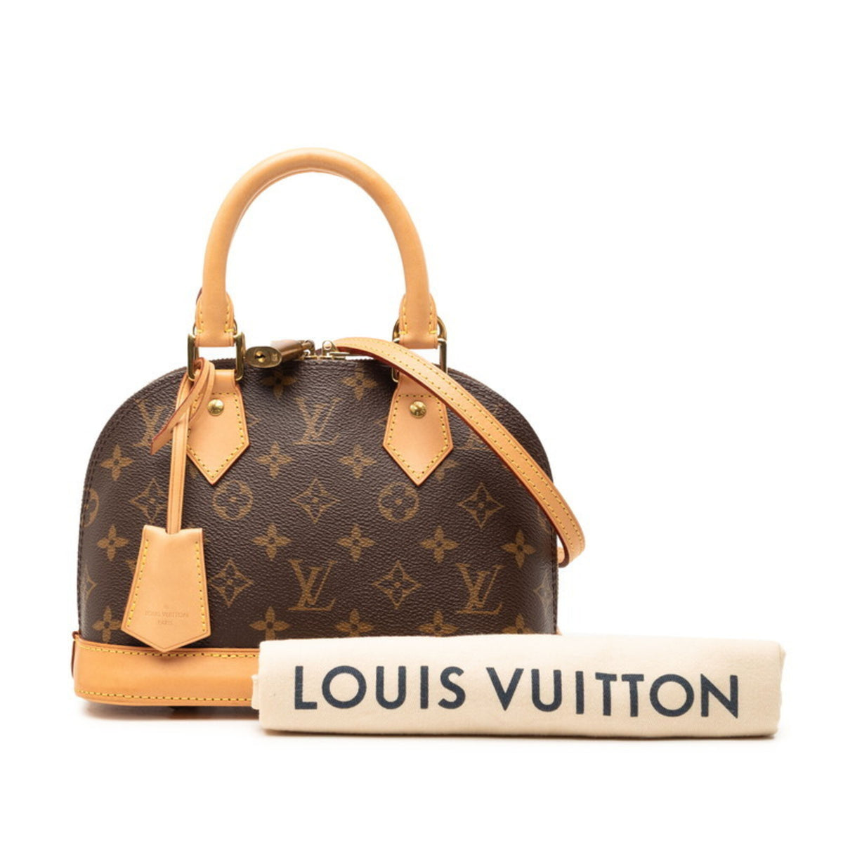 Louis Vuitton Monogram Brown Monogram Leather Handbag Shoulder Bag (Pre-Owned)