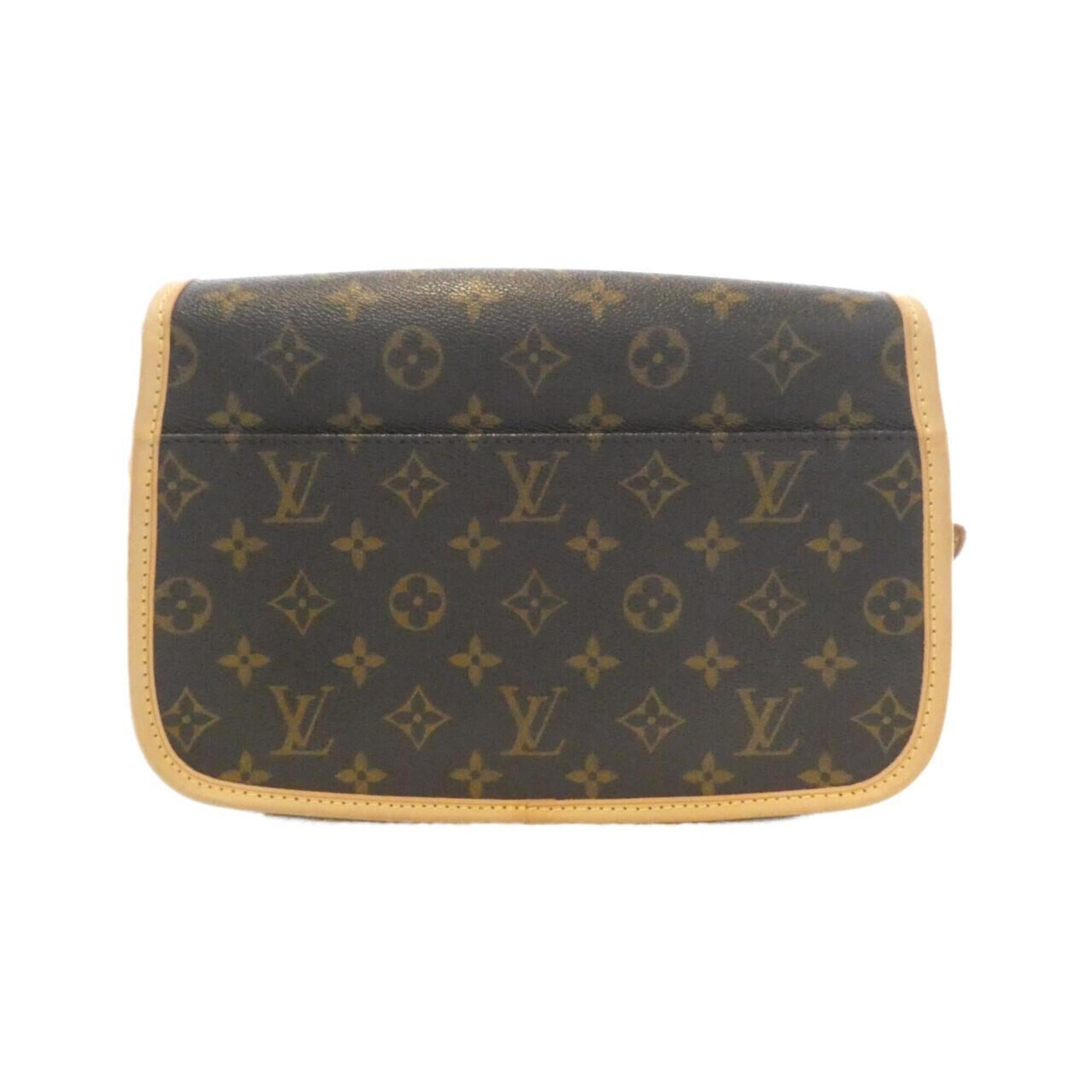 Louis Vuitton Marron Coated Canvas Shoulder Bag (Pre-Owned)