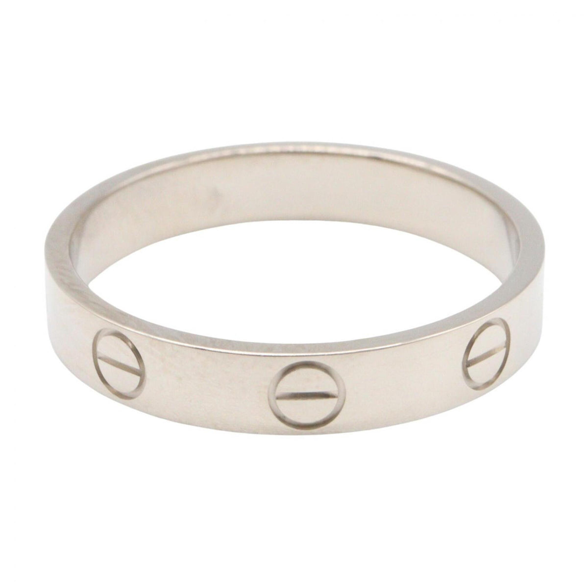 Cartier Silver White Gold (18K) Band Ring (Pre-Owned)