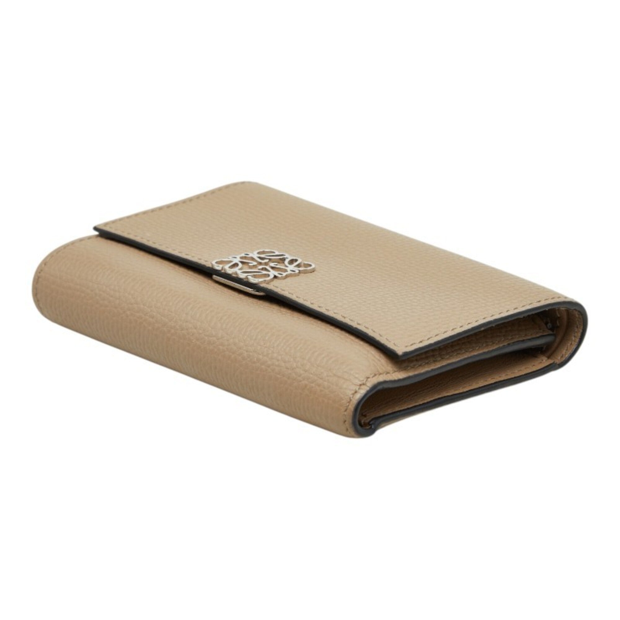 Loewe Beige Leather Wallet (Tri-Fold) (Pre-Owned)