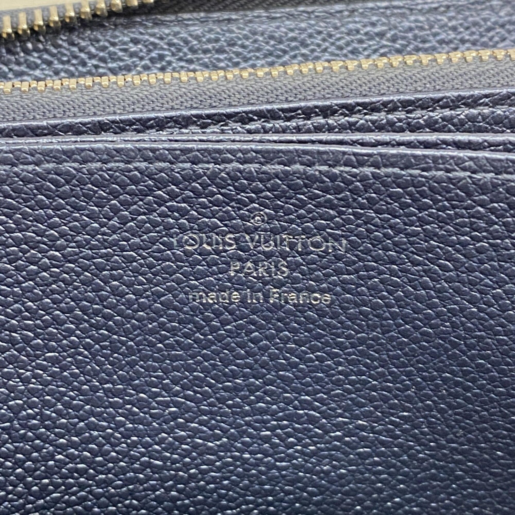 Louis Vuitton Metallic Blue Long Wallet (Bi-Fold) (Pre-Owned)
