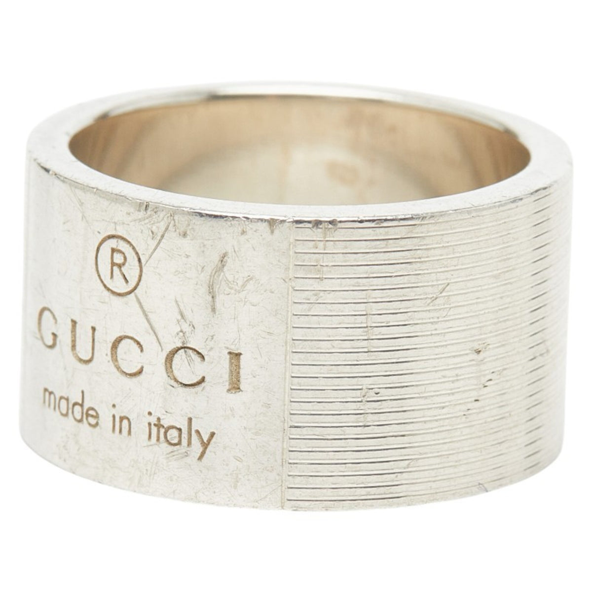 Gucci Silver Silver 925 Band Ring (Pre-Owned)