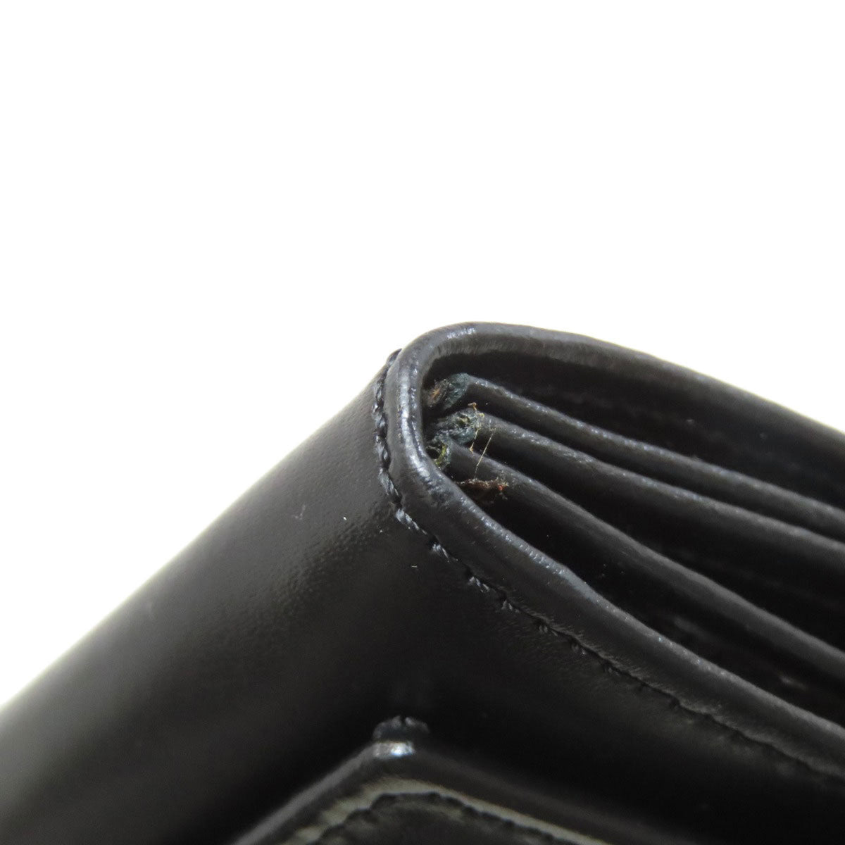 Celine Black Leather Long Wallet (Bi-Fold) (Pre-Owned)