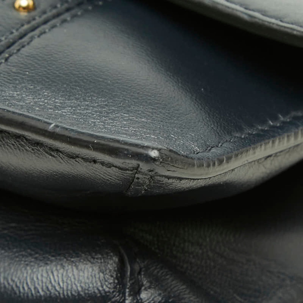 Valentino Black Leather Handbag Shoulder Bag (Pre-Owned)