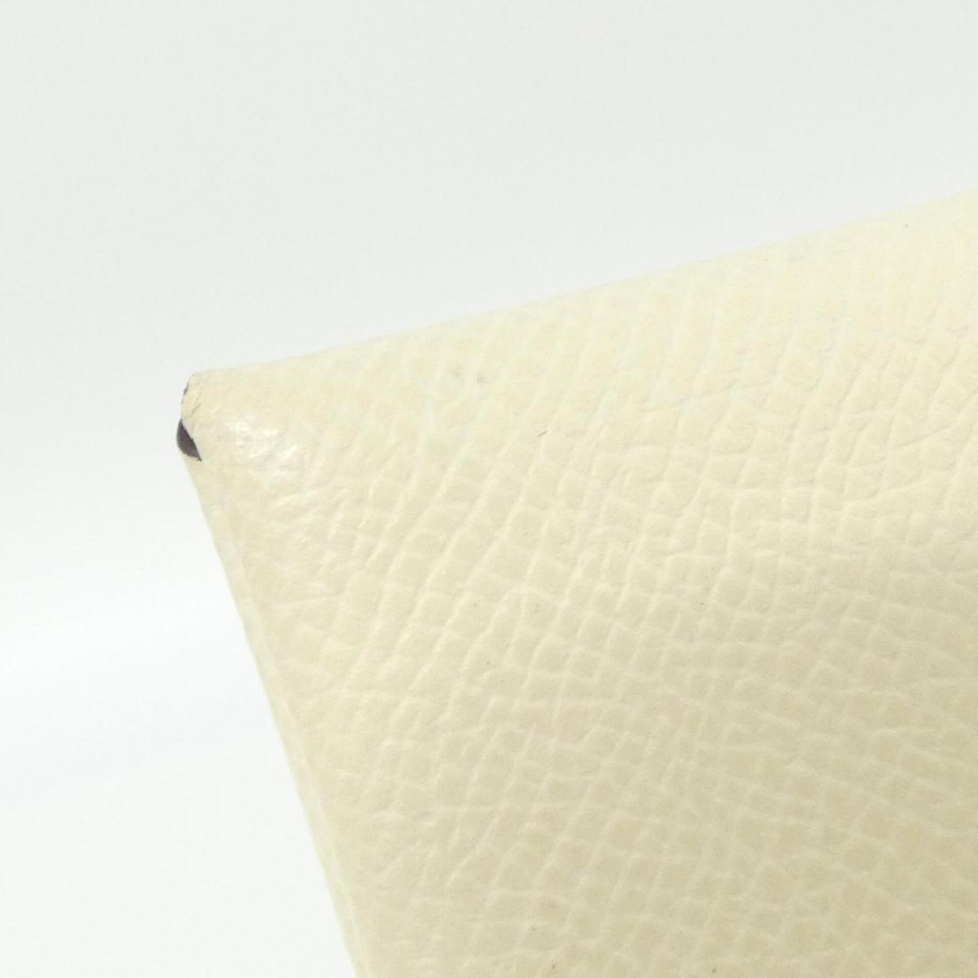 Hermes White Epsom Leather Coin Purse/Coin Case (Pre-Owned)