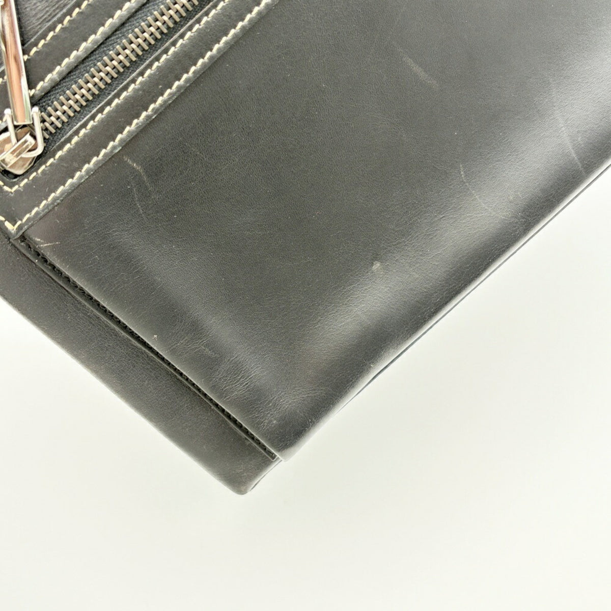 Gucci Black Leather Tote Bag (Pre-Owned)