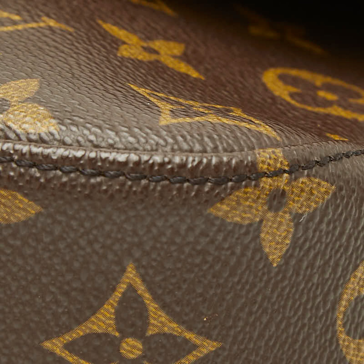 Louis Vuitton Brown Pvc Leather Shoulder Bag (Pre-Owned)