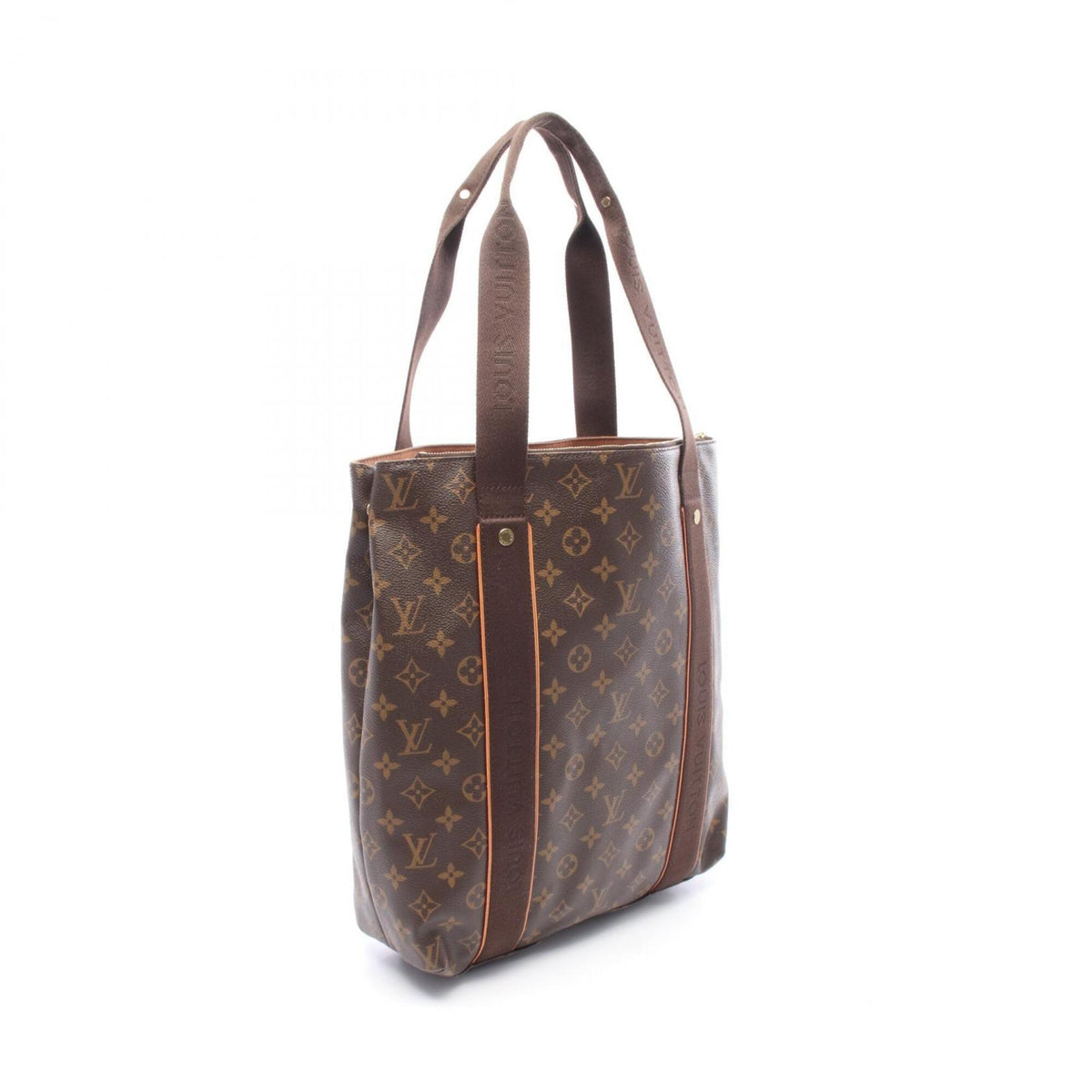 Louis Vuitton Brown Damier Canvas Coated Canvas Leather Handbag Tote Bag (Pre-Owned)
