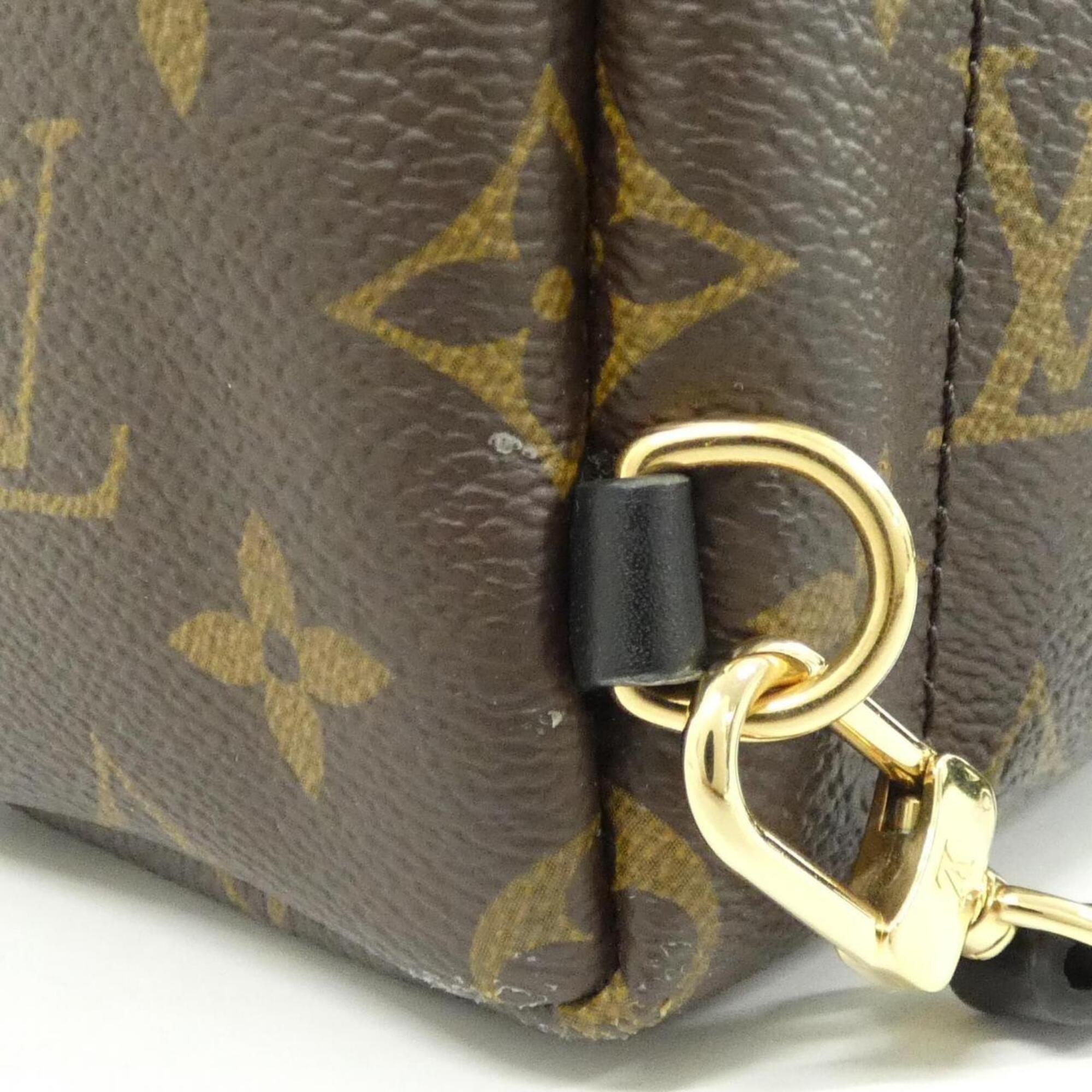 Louis Vuitton Monogram Marron Coated Canvas Backpack (Pre-Owned)