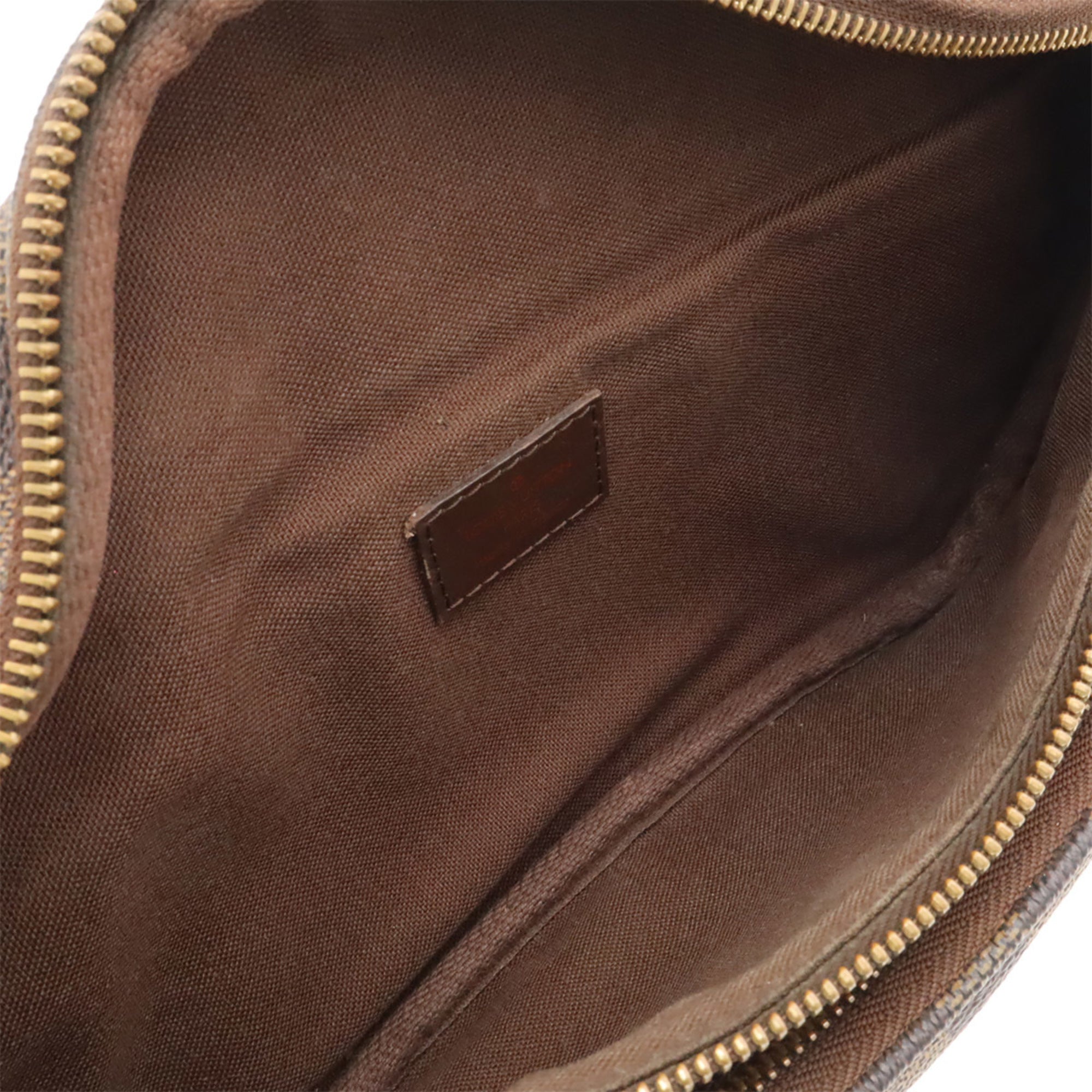 Louis Vuitton Brown Damier Canvas White Damier Canvas Fanny Pack Pouch (Pre-Owned)