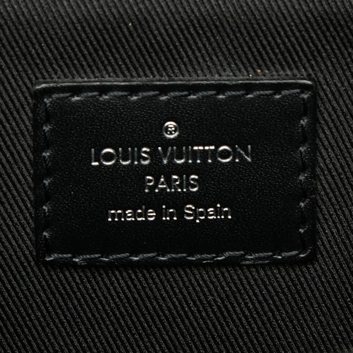 Louis Vuitton Monogram Eclipse Black Pvc Leather Shoulder Bag (Pre-Owned)