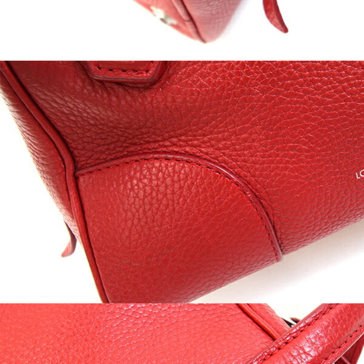 Louis Vuitton Cerise Red Color Leather Handbag (Pre-Owned)