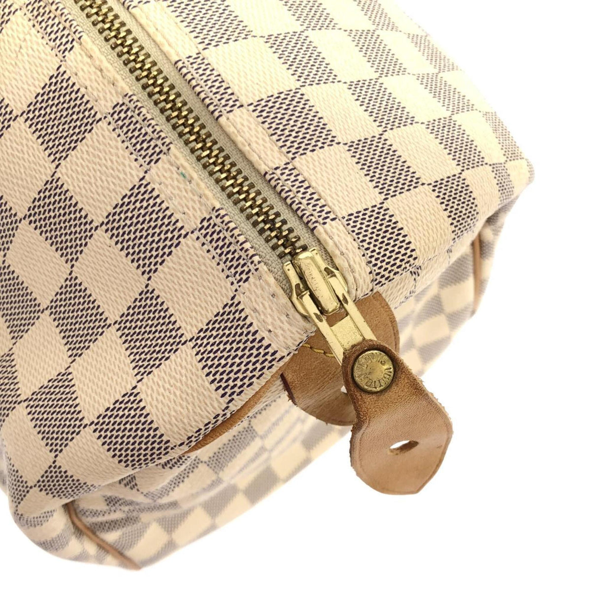 Louis Vuitton Azur Damier Azur Damier Azur Boston Bag (Pre-Owned)