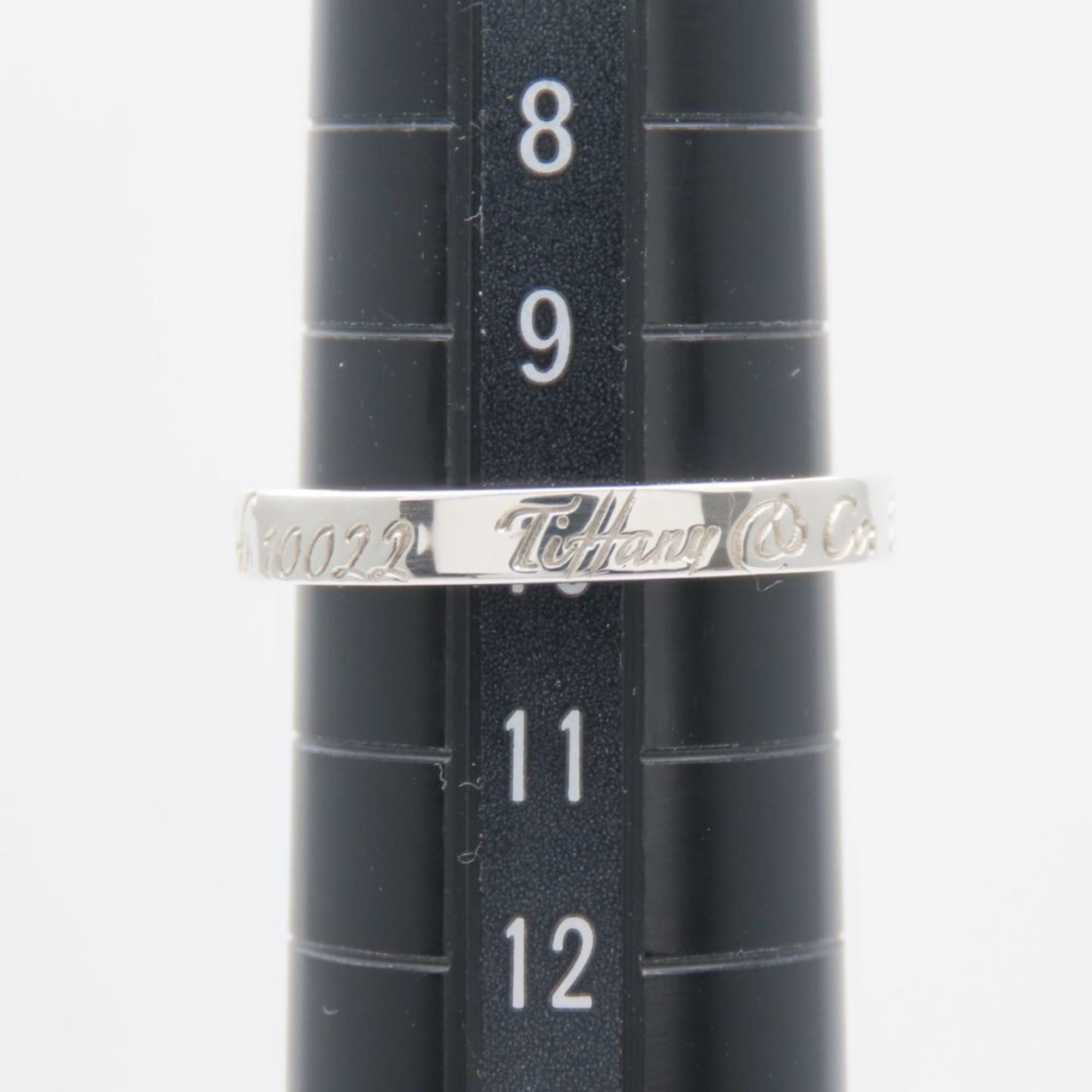 Tiffany Silver Silver 925 Band Ring (Pre-Owned)