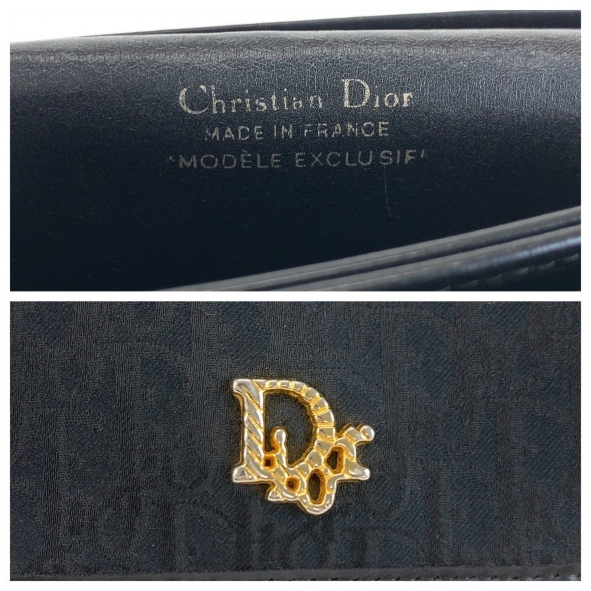 Christian Dior Black Trotter Pochette Shoulder Bag (Pre-Owned)