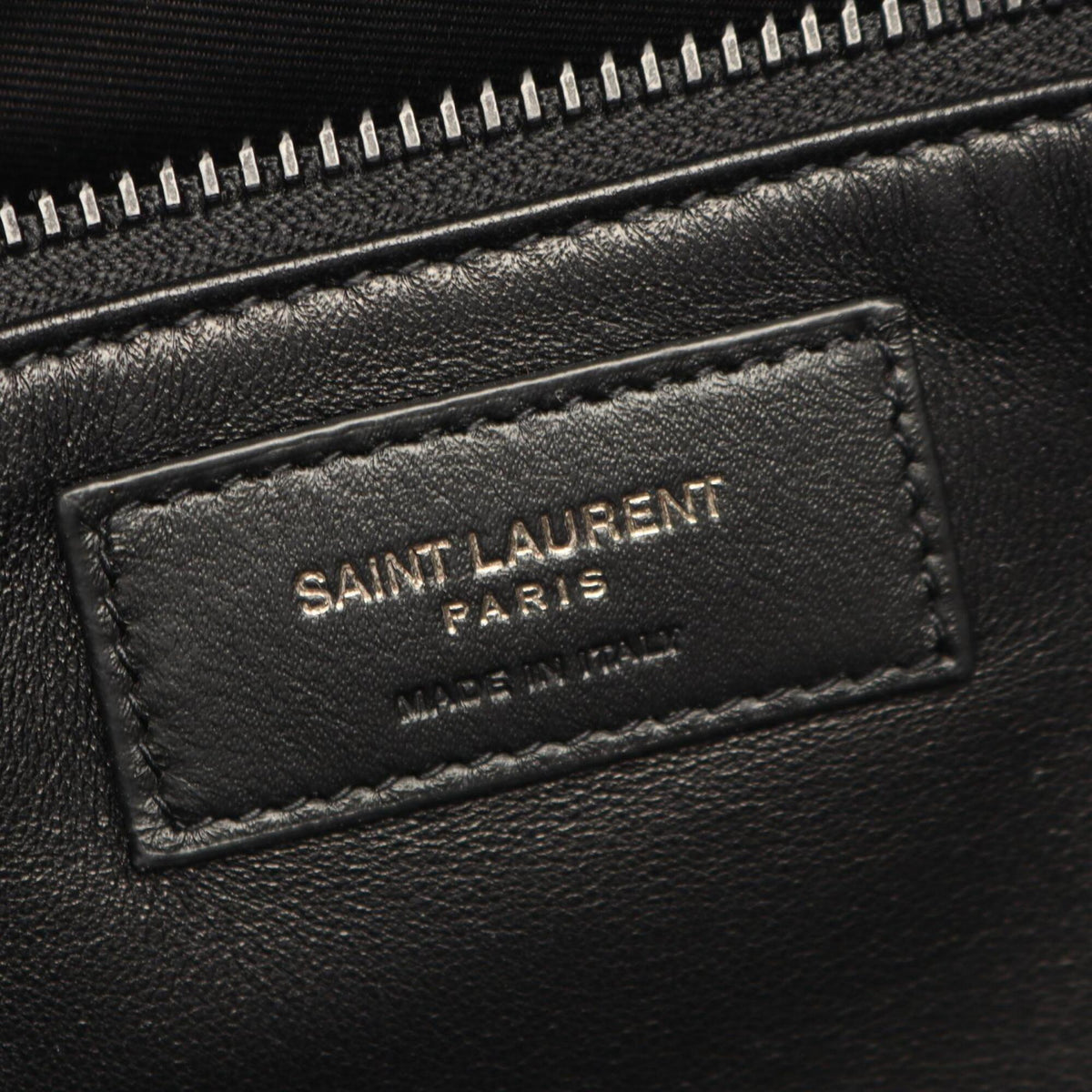Yves Saint Laurent Black Leather Tote Bag (Pre-Owned)