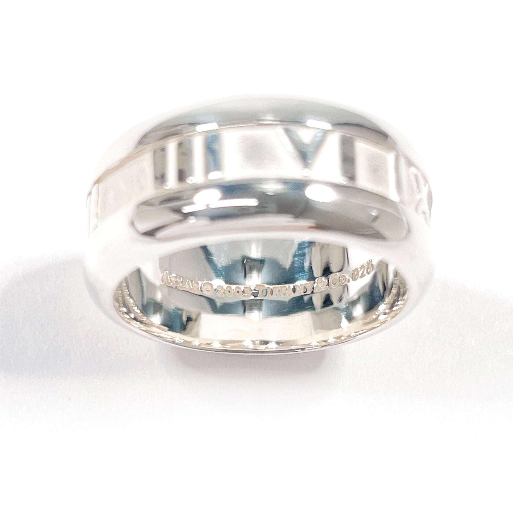 Tiffany Silver Silver 925 Band Ring (Pre-Owned)