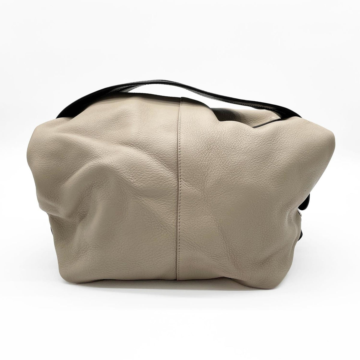 Loewe Beige Black Leather Handbag (Pre-Owned)