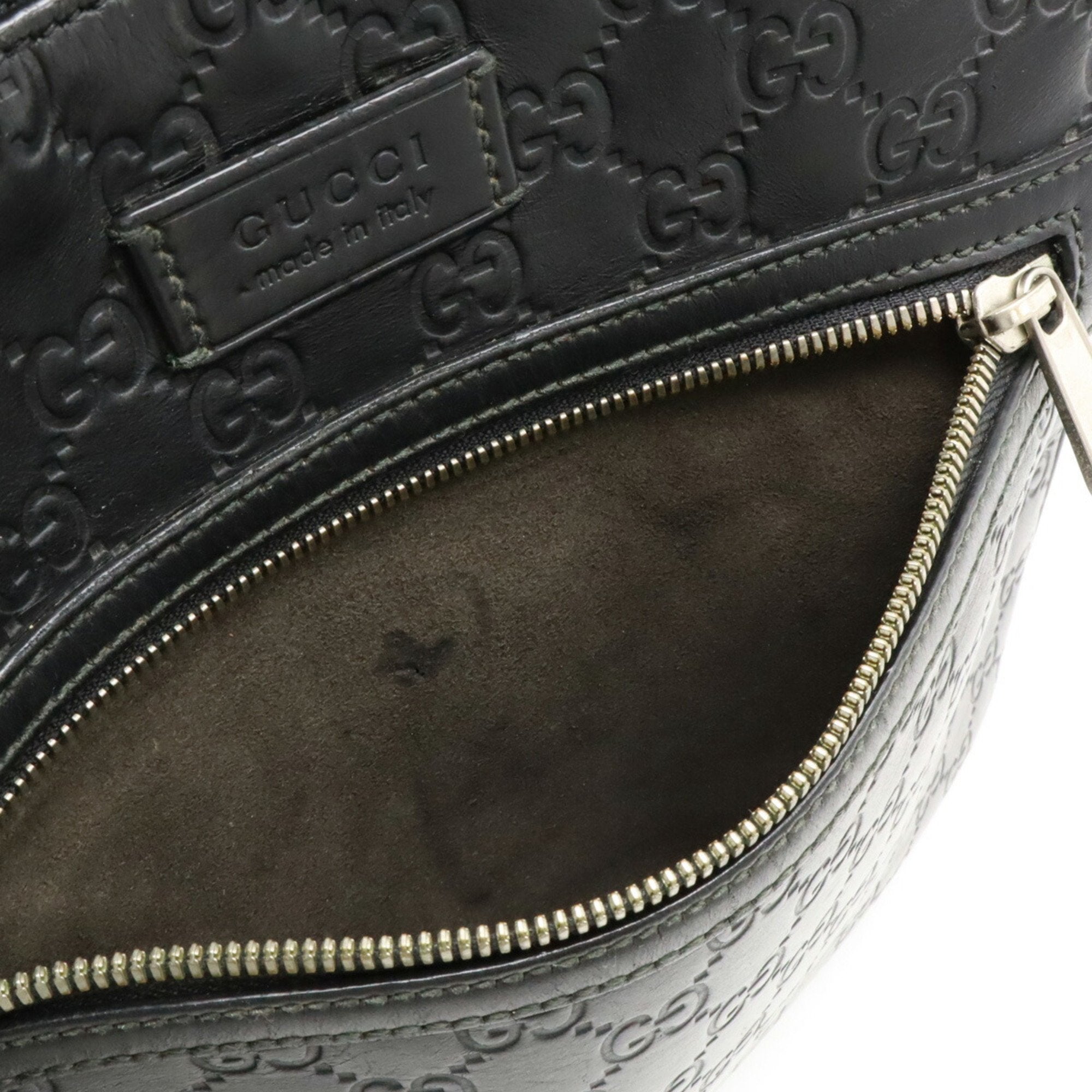 Gucci Black Leather Shoulder Bag (Pre-Owned)