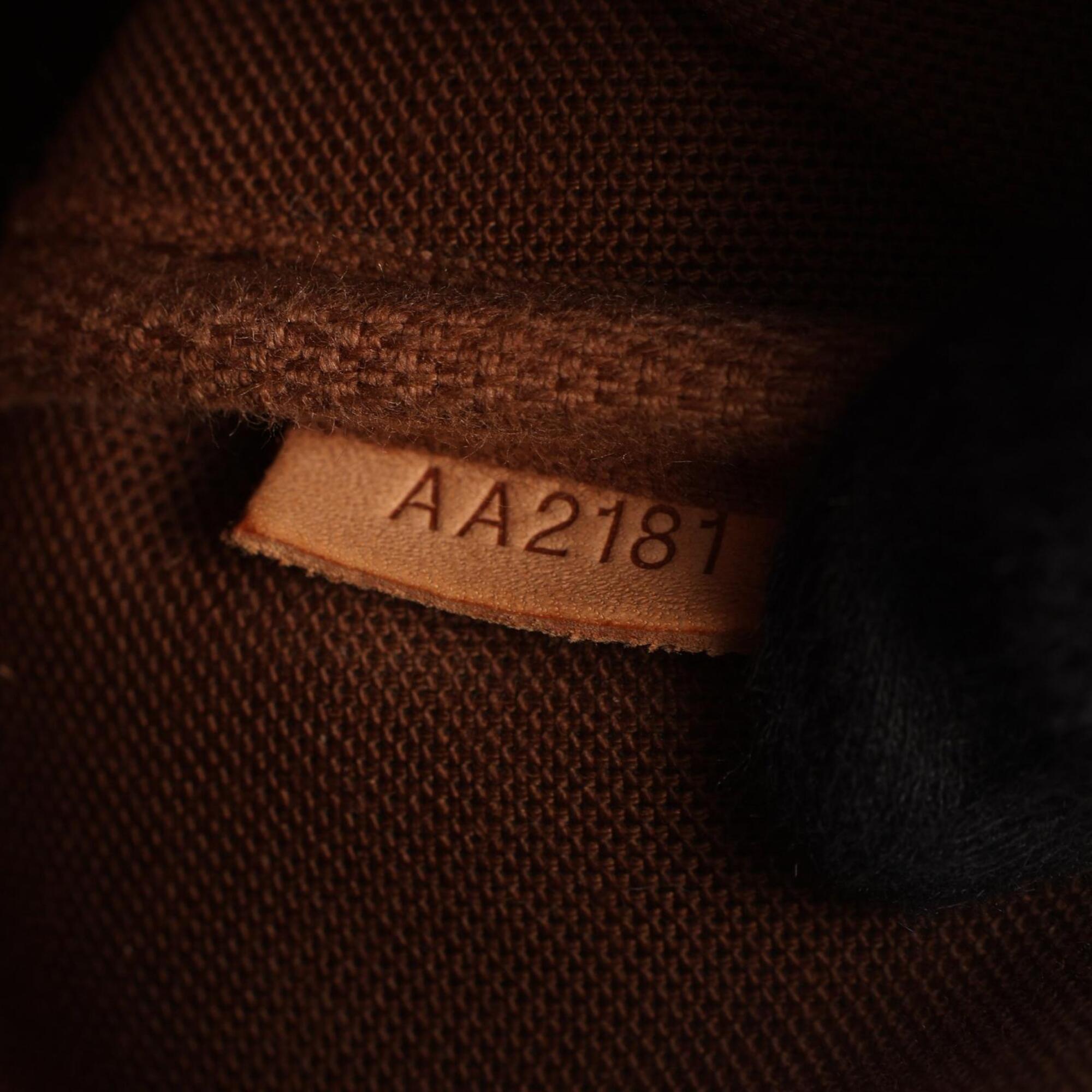 Louis Vuitton Brown Monogram Coated Canvas Leather Monogram Handbag Shoulder Bag (Pre-Owned)