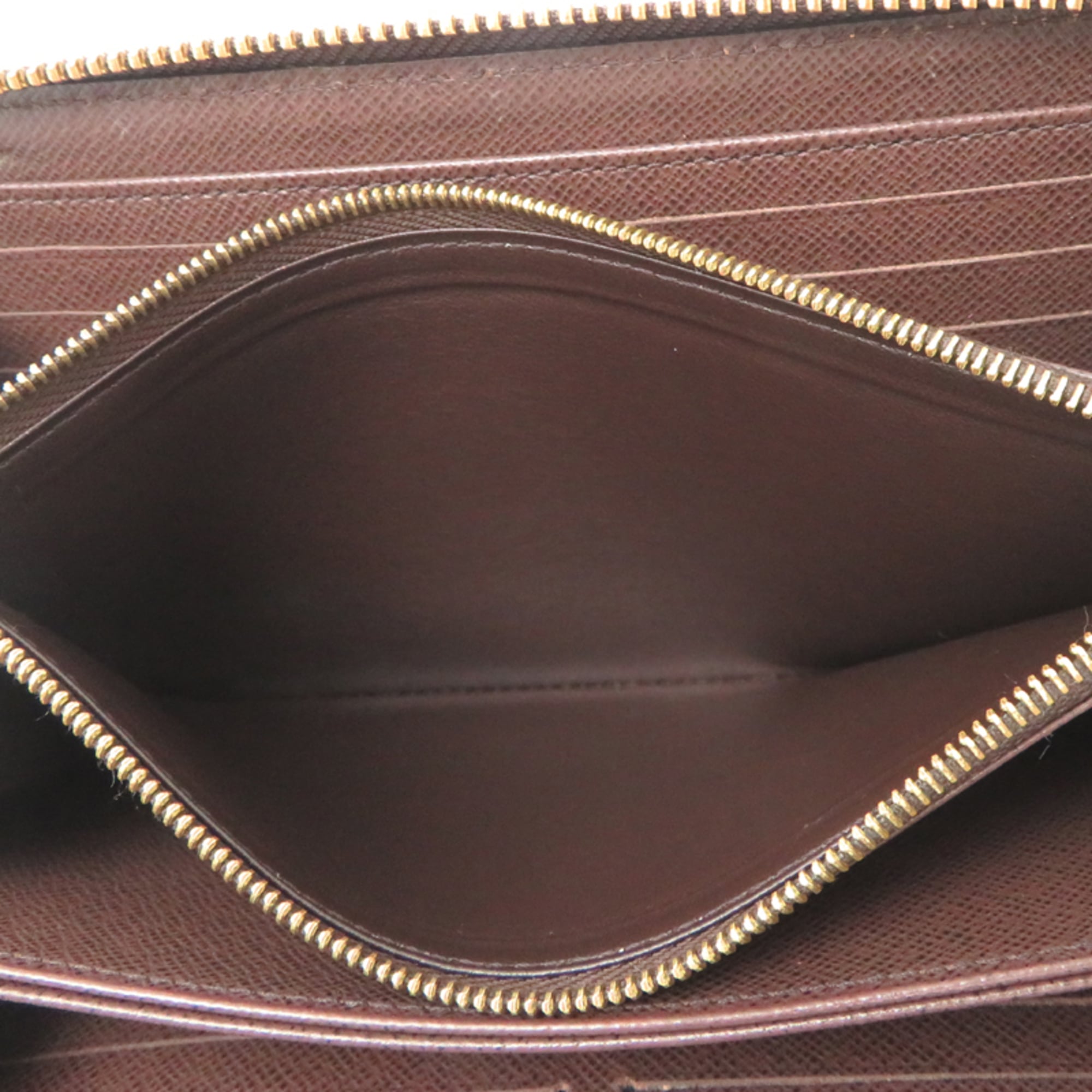 Louis Vuitton Brown Damier Canvas Long Wallet (Bi-Fold) (Pre-Owned)
