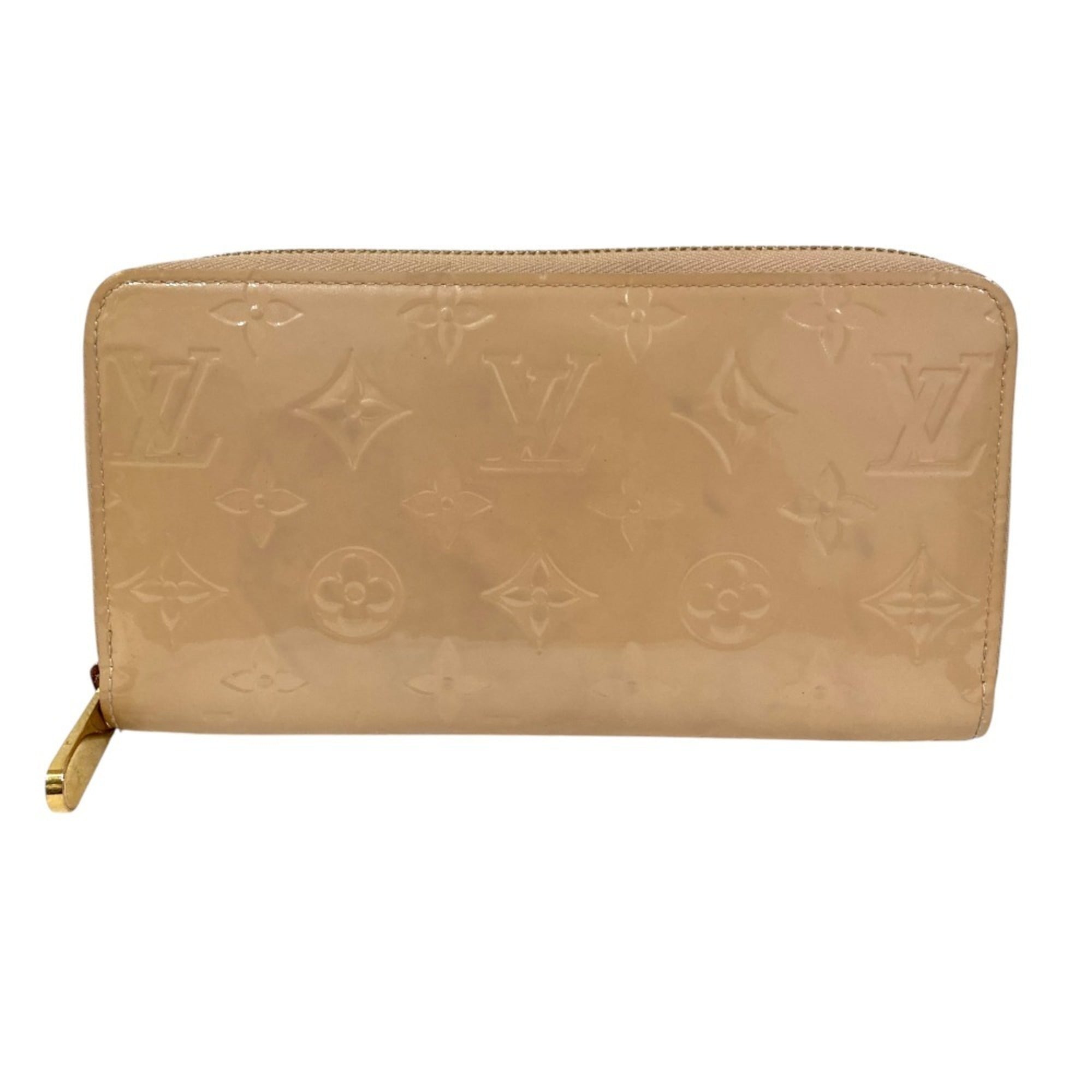 Louis Vuitton Beige Monogram Vernis Wallet (Bi-Fold) (Pre-Owned)
