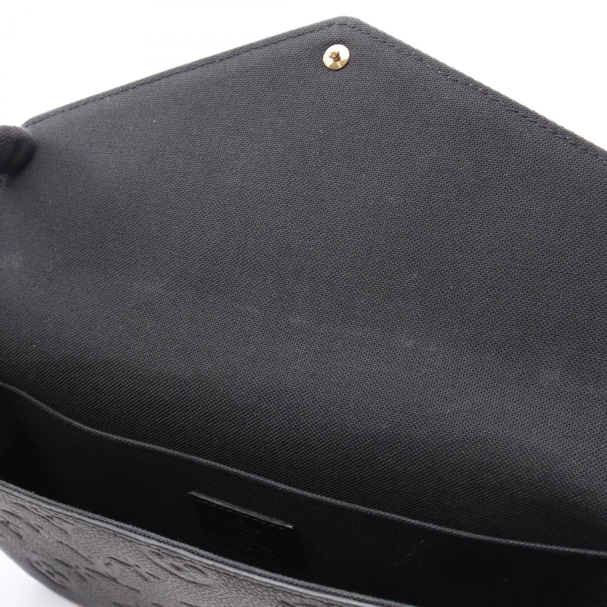 Louis Vuitton Black Noir Monogram Empreinte Handbag Pochette Pouch Shoulder Bag (Pre-Owned)