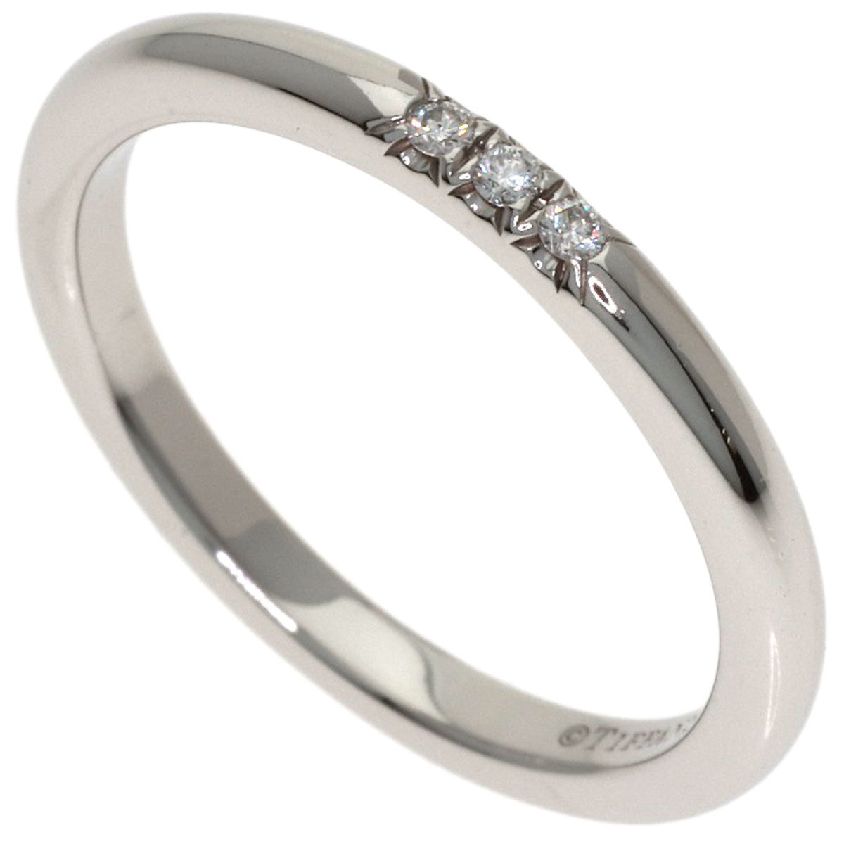 Tiffany Platinum 950 Band Ring (Pre-Owned)