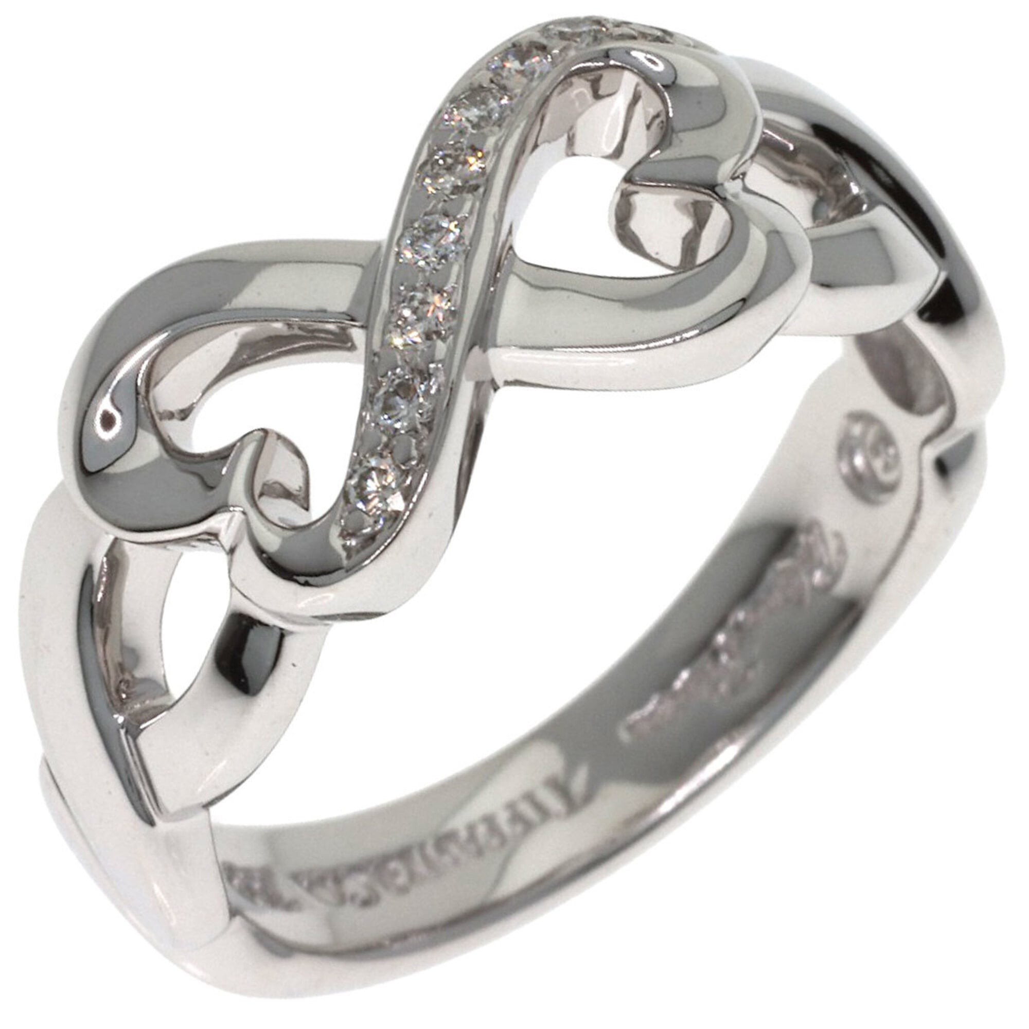 Tiffany White Gold (18K) Band Ring (Pre-Owned)