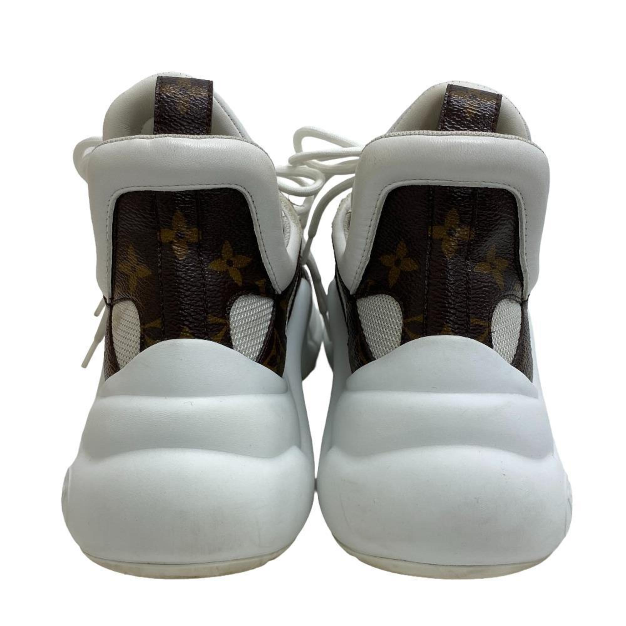 Louis Vuitton Brown White Sneakers (Pre-Owned)