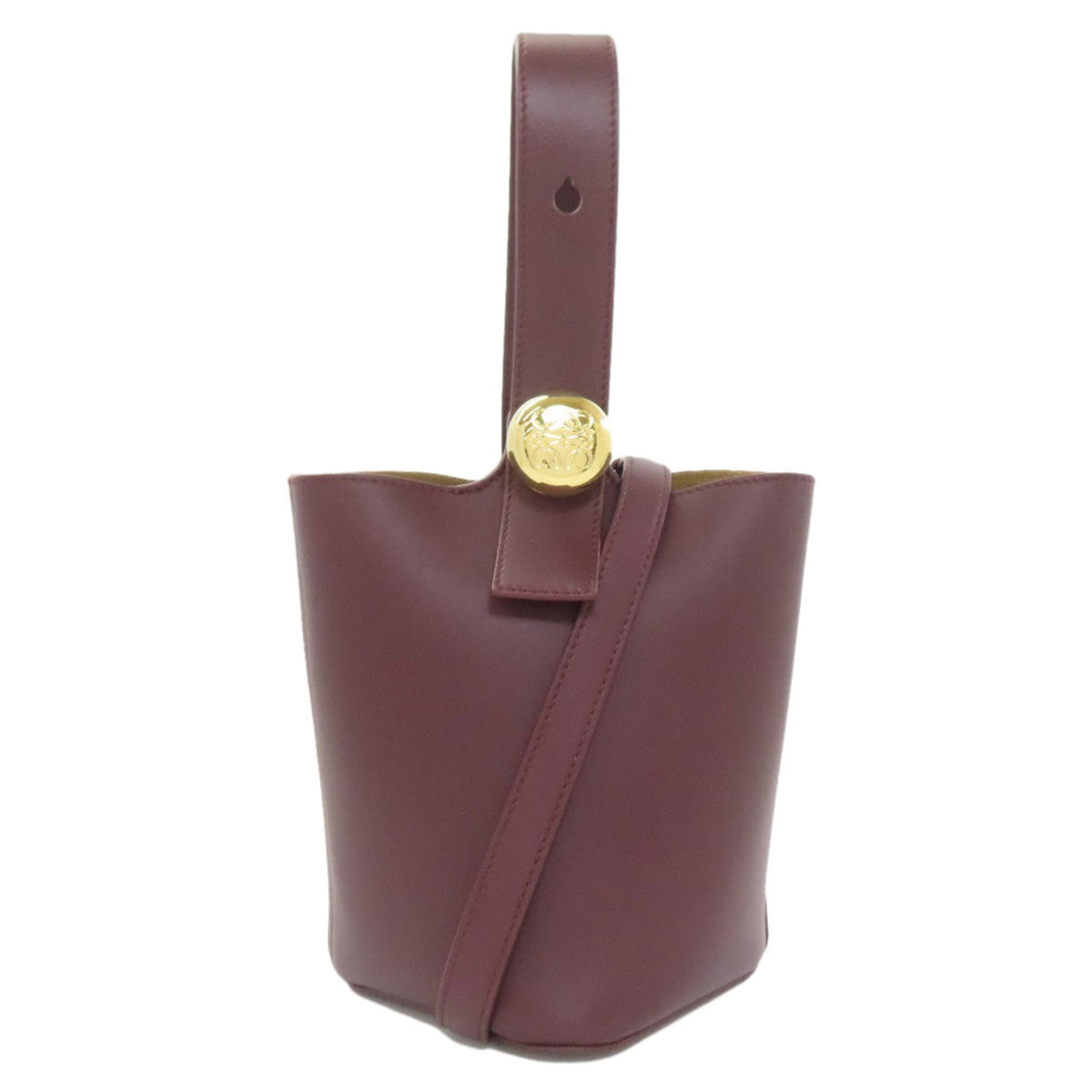 Loewe Burgundy Leather Handbag (Pre-Owned)