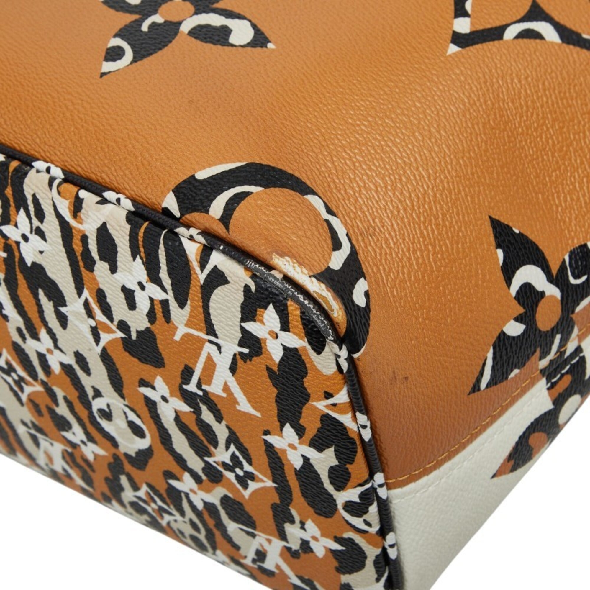 Louis Vuitton Camel Ivory Multi-Color Pvc Leather Pouch Shoulder Bag Tote Bag (Pre-Owned)