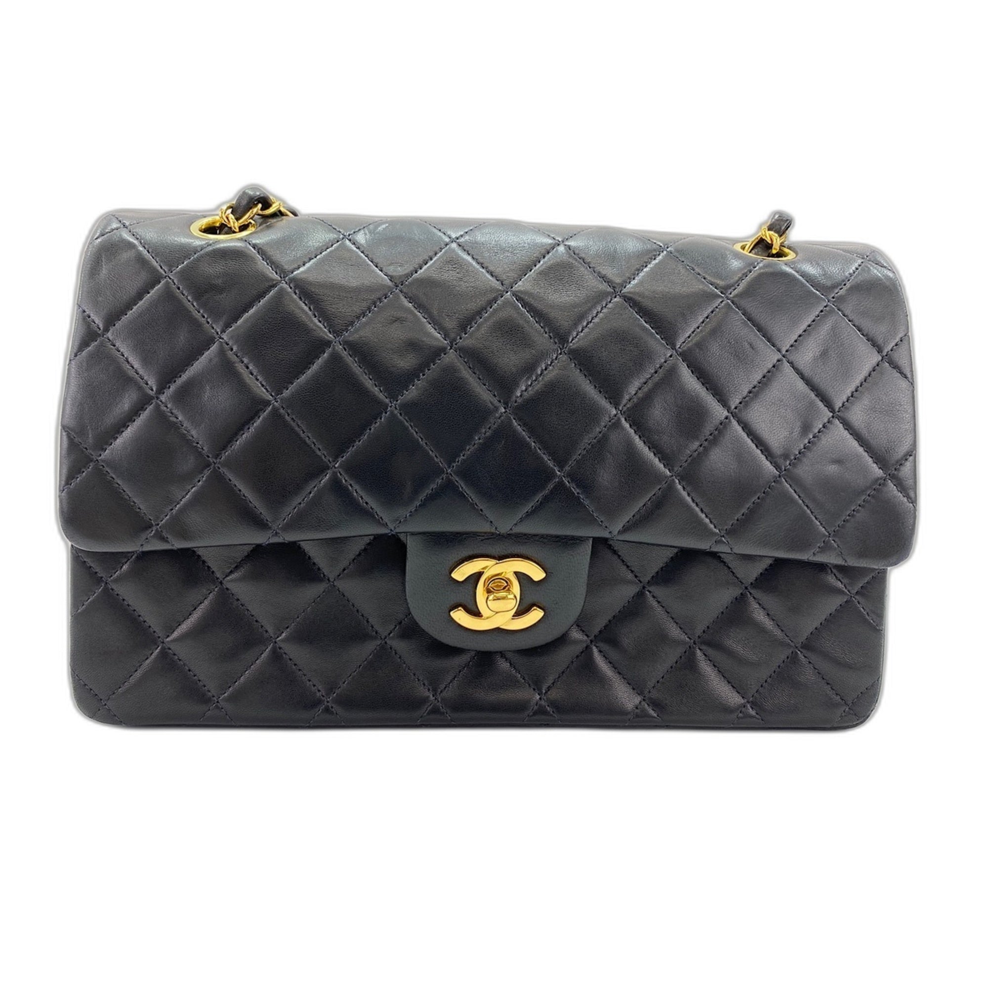 Chanel Matelasse Black Shoulder Bag (Pre-Owned)