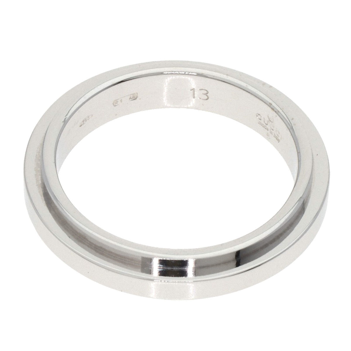 Gucci White Gold (18K) Band Ring (Pre-Owned)