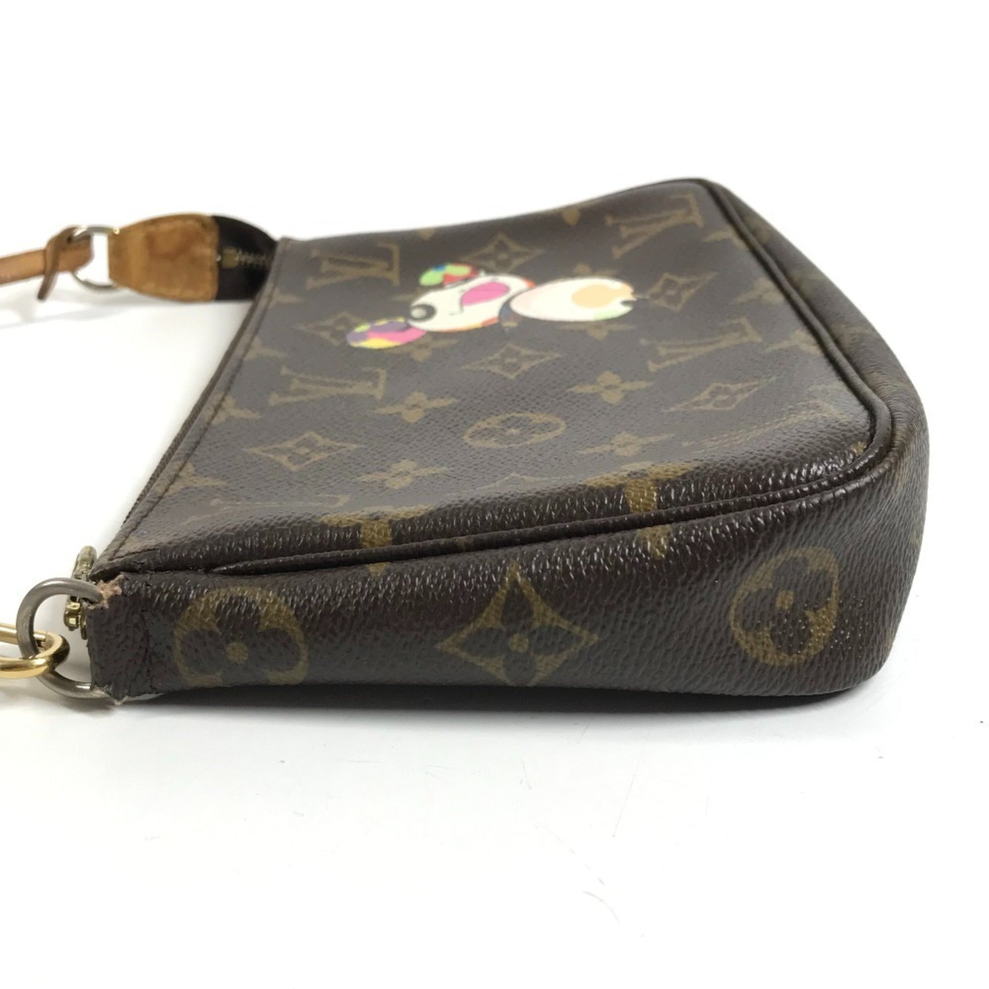 Louis Vuitton Brown Multi-Color Monogram Handbag Pouch Shoulder Bag (Pre-Owned)